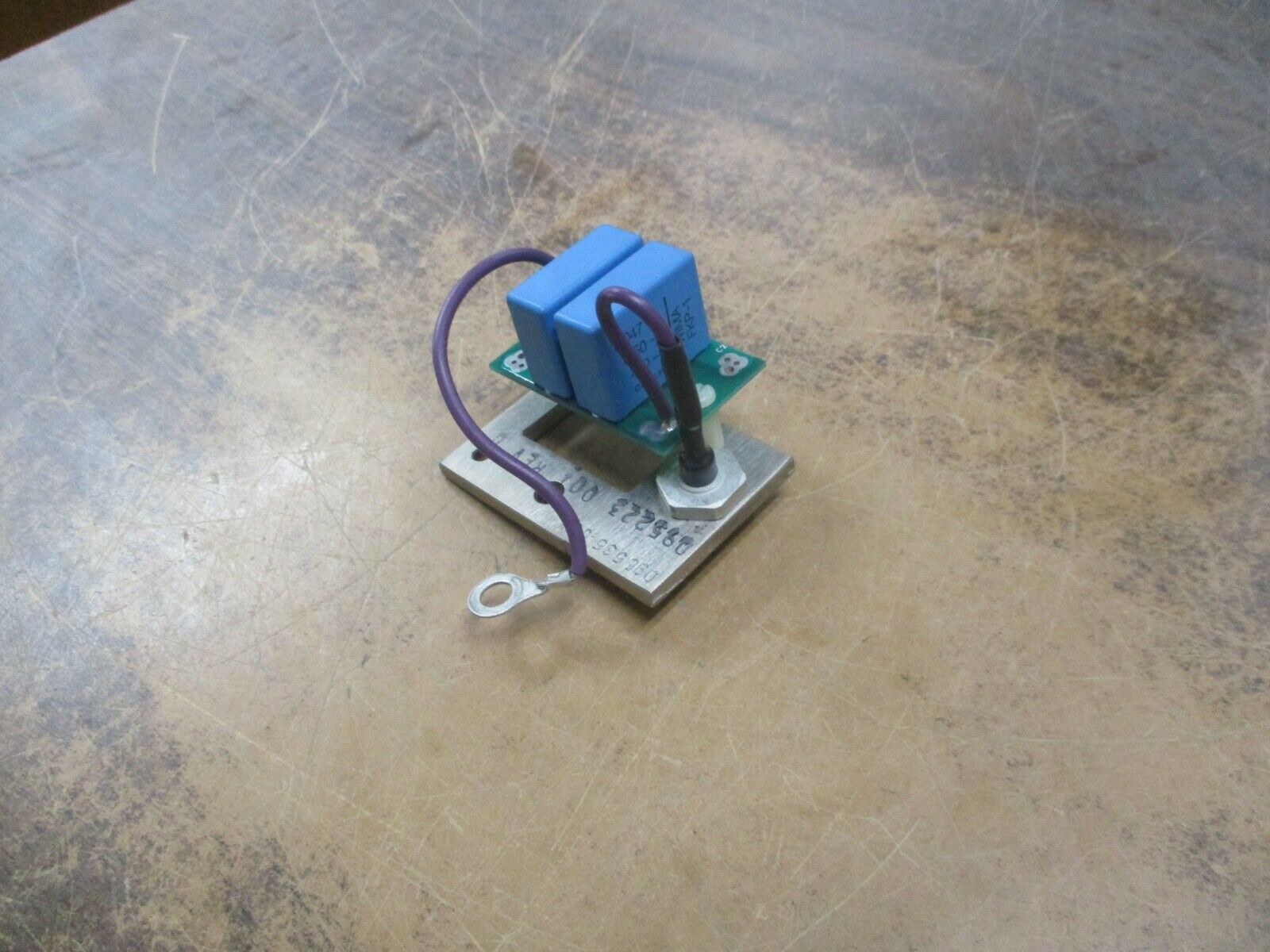 Vee-Arc Capacitor Assembly Board 404-137 (2) 400U Capacitors Used