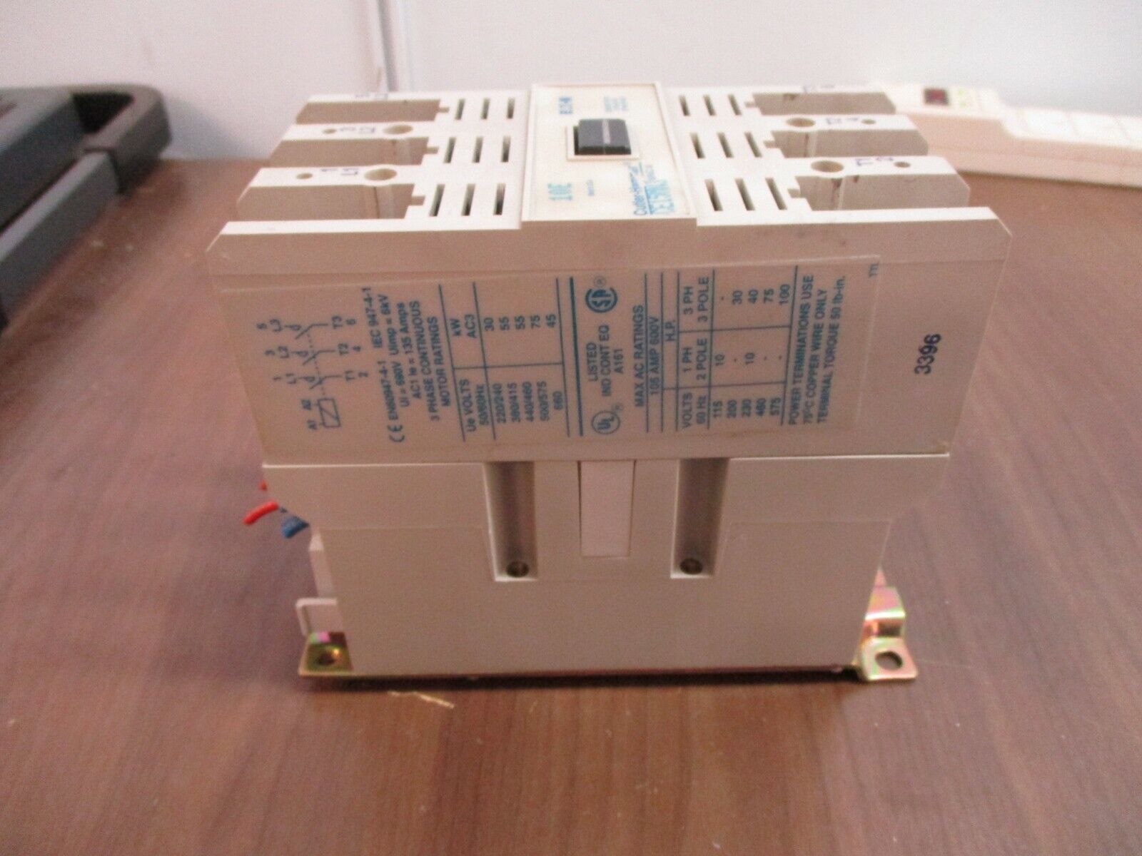 Cutler-Hammer Contactor CE15MN3 Ser. A1 120V Coil 105A 600V Used