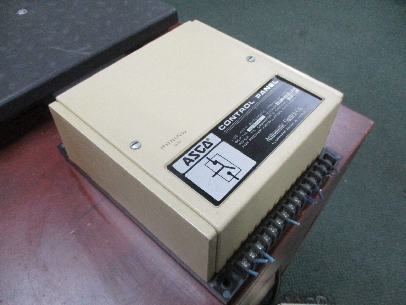 Asco Control Panel YP577167001 480Y/277V 60Hz Used