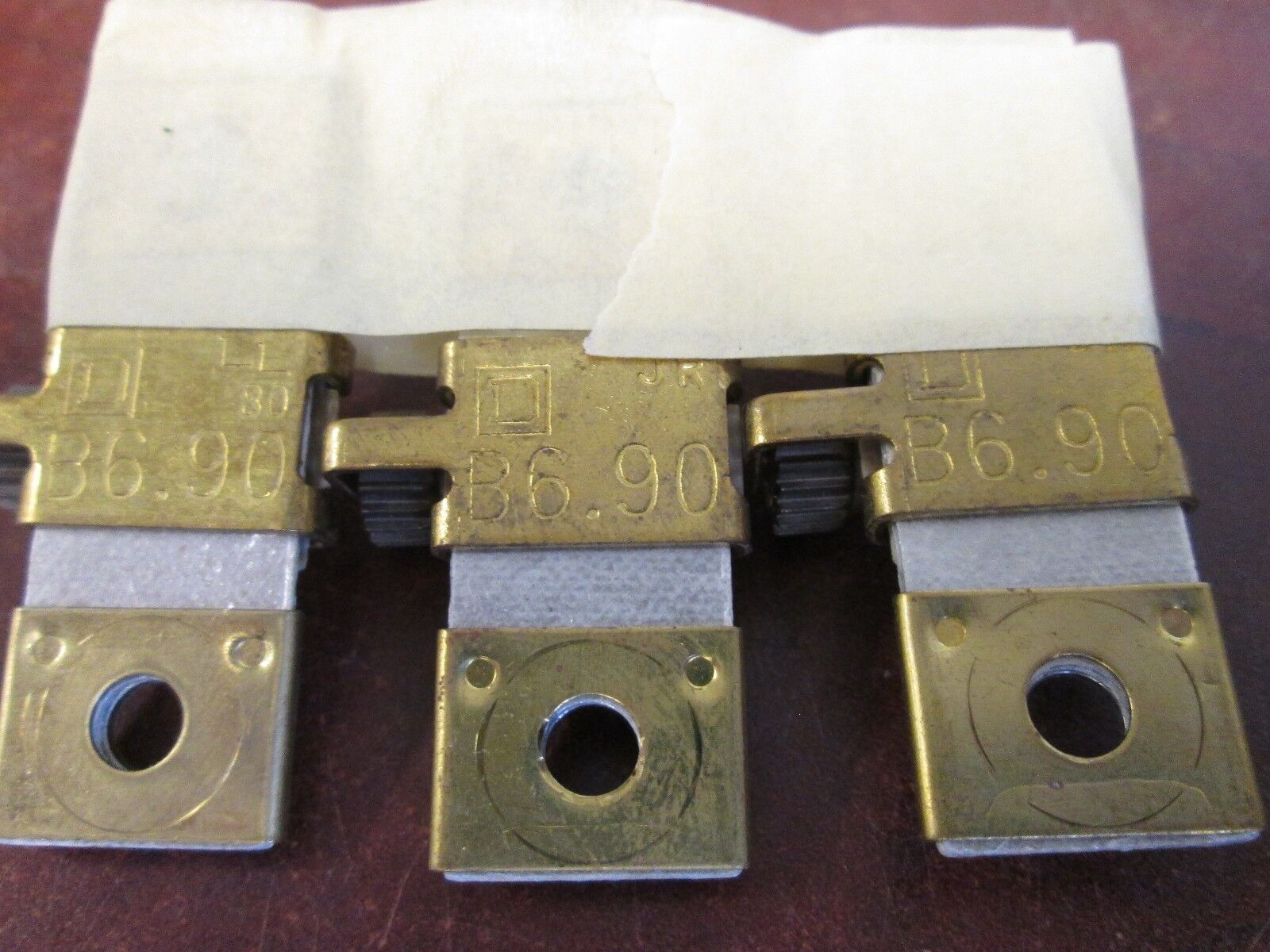 Square D Overload Relay Thermal Unit B6.90 *Lot of 3* Used