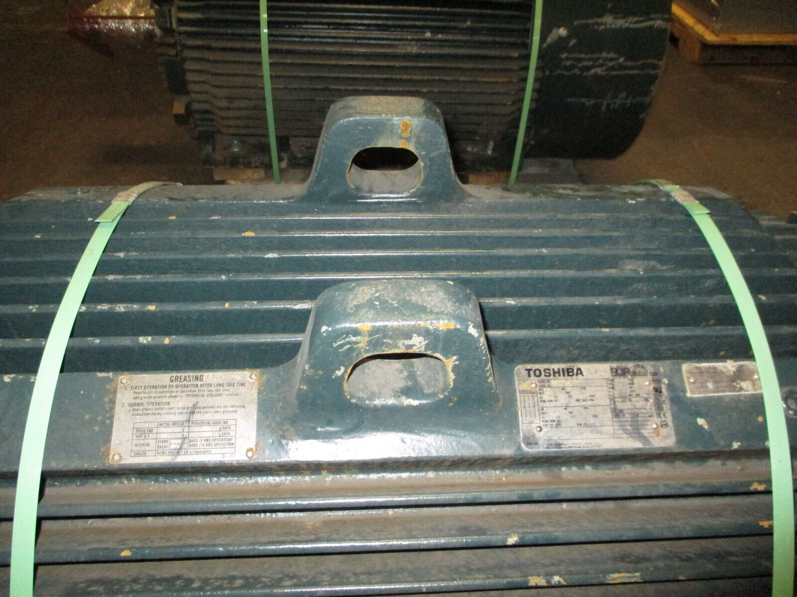 Toshiba EQP Severe Duty AC Motor B2506FLF4BMHL 250HP 1200RPM 460V 295A 60Hz 3Ph