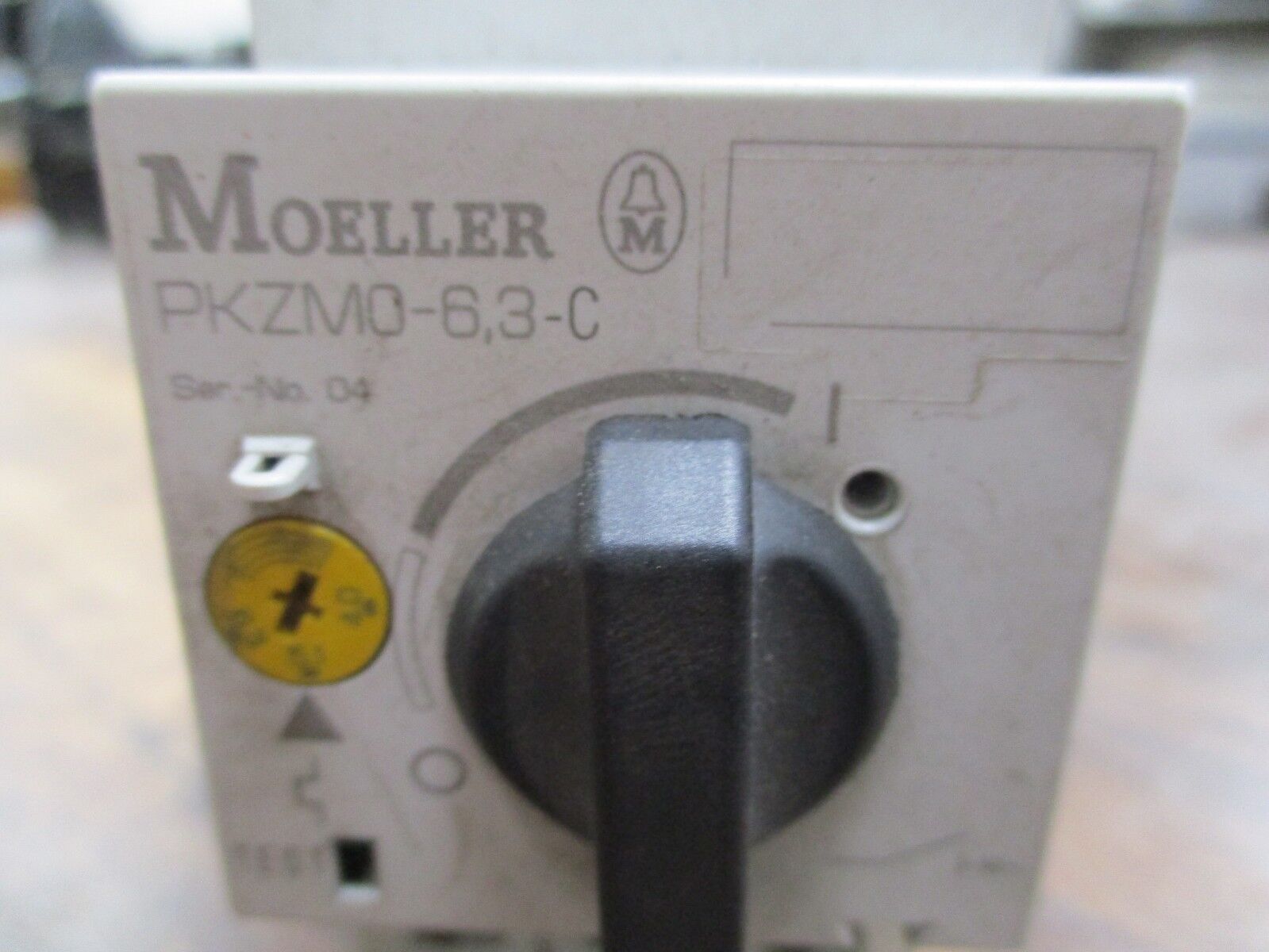 Moeller Motor Protector PKZM0-6,3-C Trip: 4-6.3A 600V Used