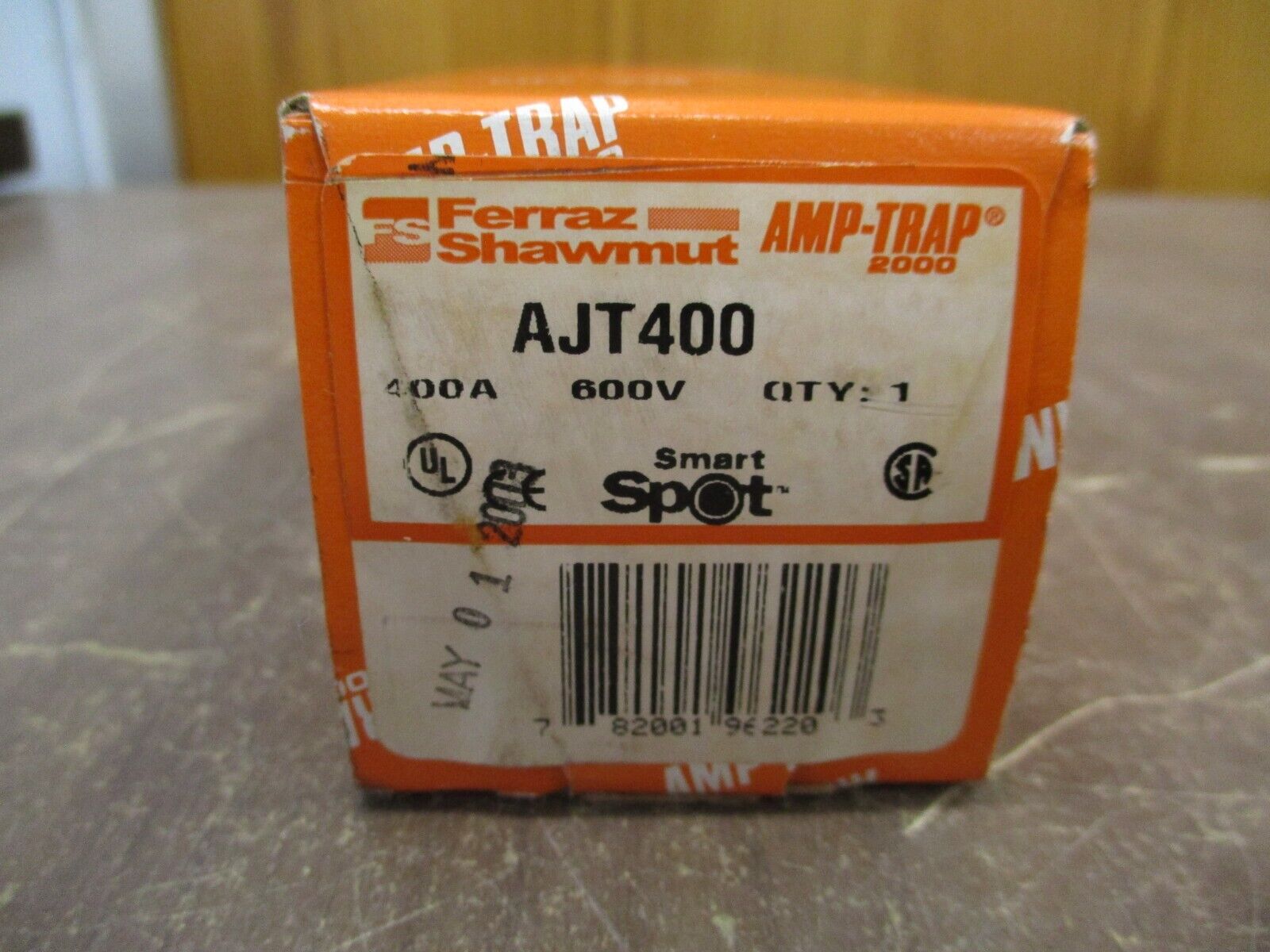 Ferraz Shawmut Amp-Trap 2000 Fuse AJT400 400A 600V New Surplus