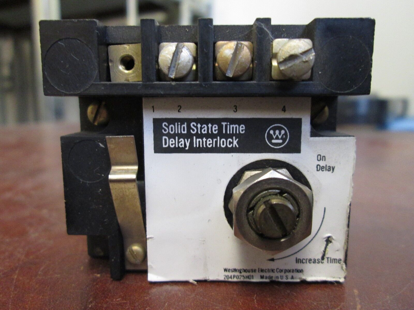Westinghouse Solid State Time Delay Interlock TON-56 Range: 2-30sec Used