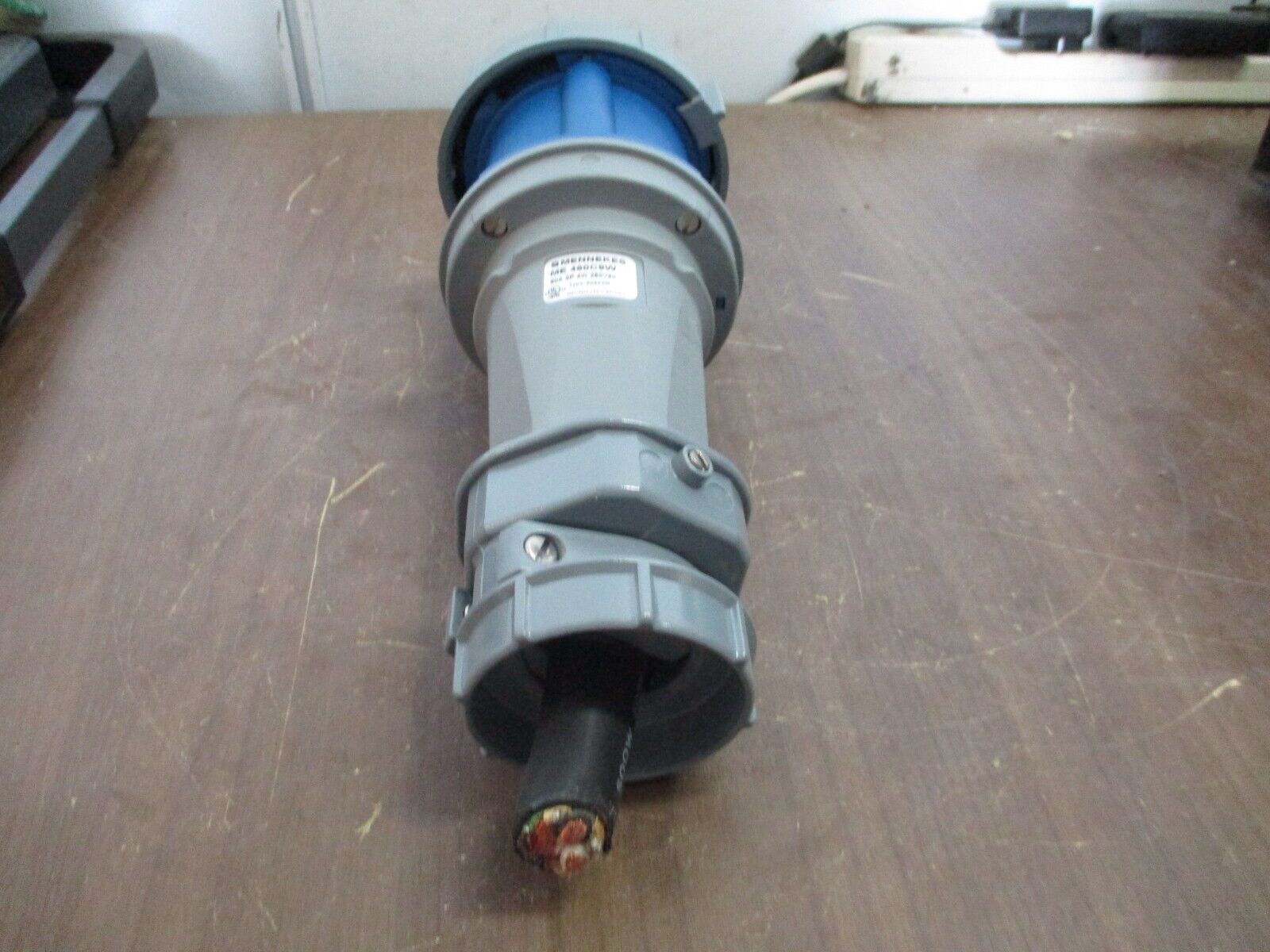 Mennekes Connector ME 460C9W 60A 250V 3P 4W. Used.