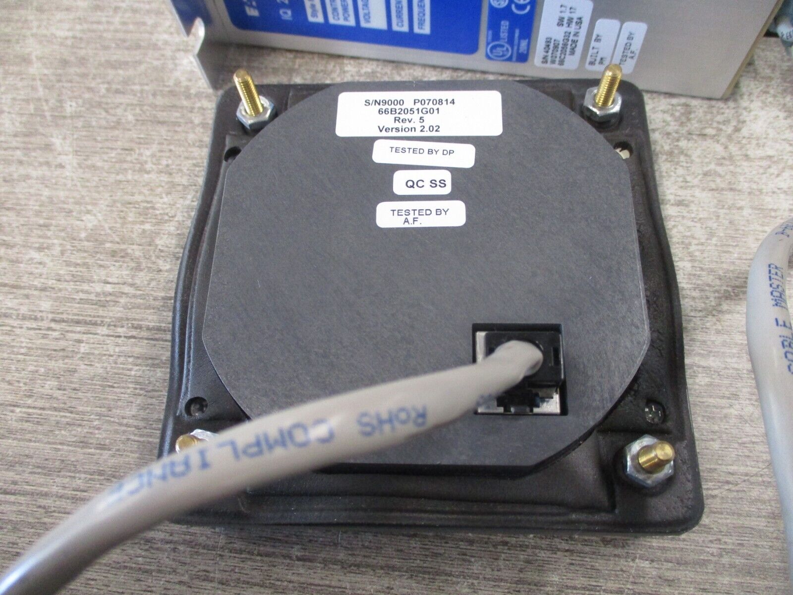 Eaton IQ210 / IQ310 Power Meter 66C2056G22/G24 Display Part#: 66B2051G01