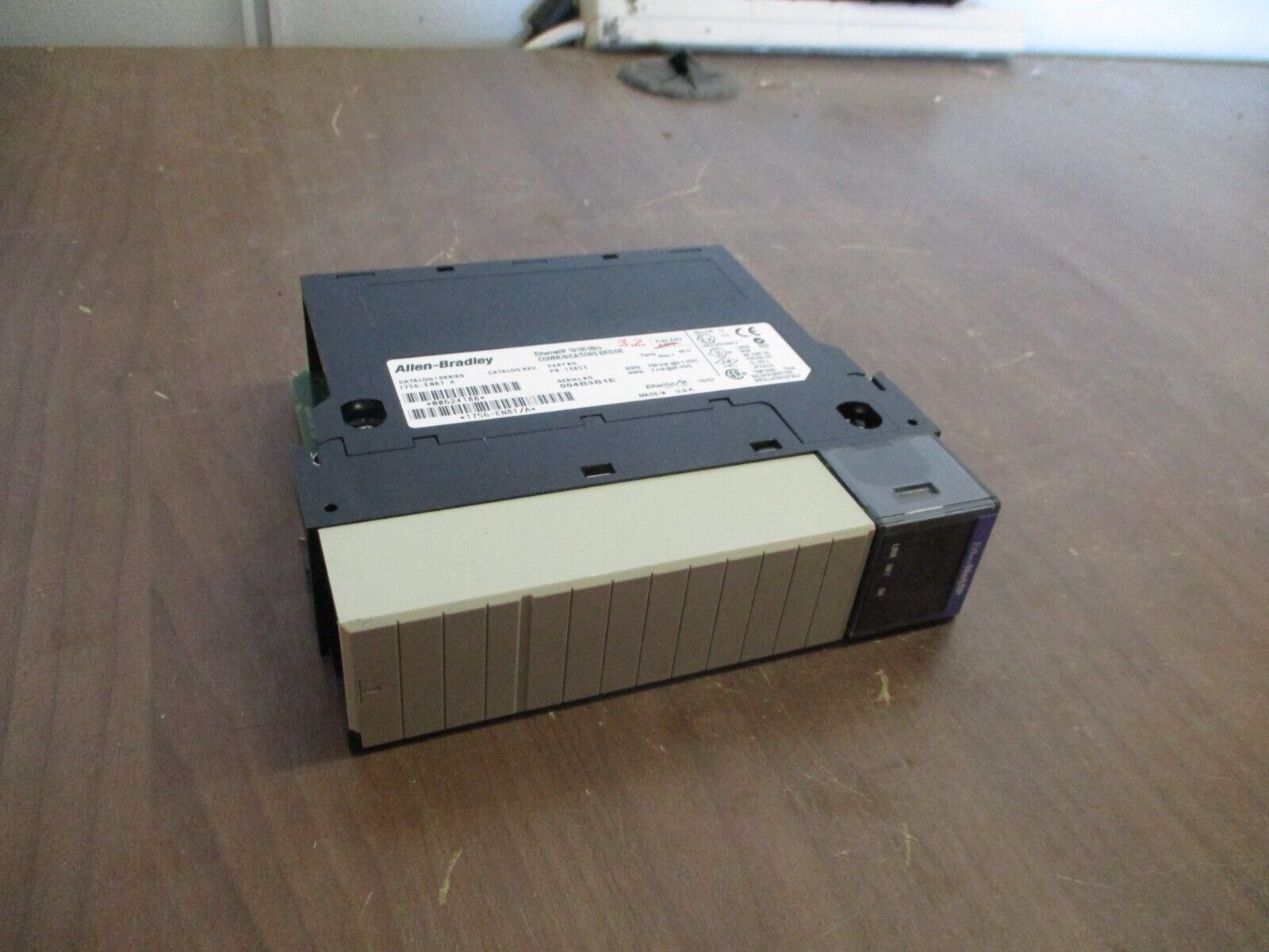 Allen-Bradley Ethernet/IP Comm. Bridge Module 1756-ENBT Ser. A Used