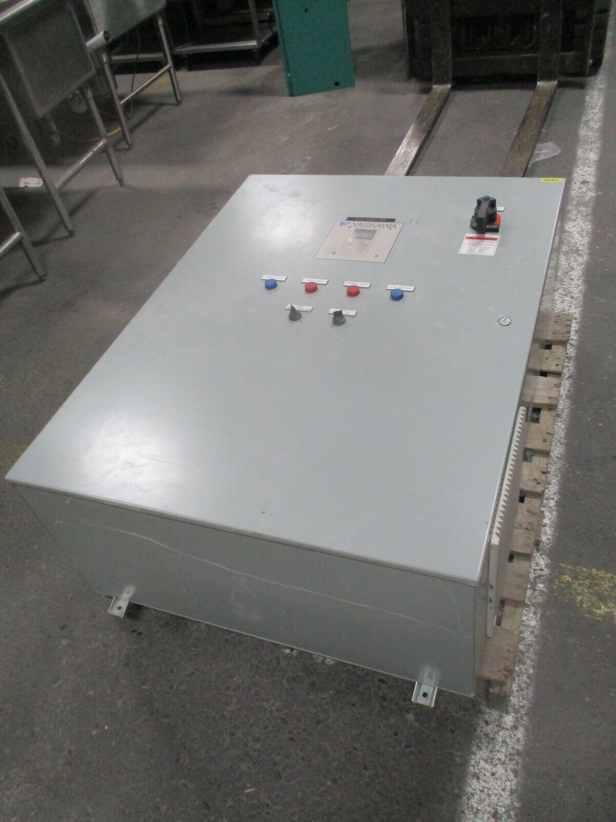Yaskawa E7 AC Drive w/ Bypass CIMR-E7U4030 50HP 3Ph Type 1 Enclosure Used