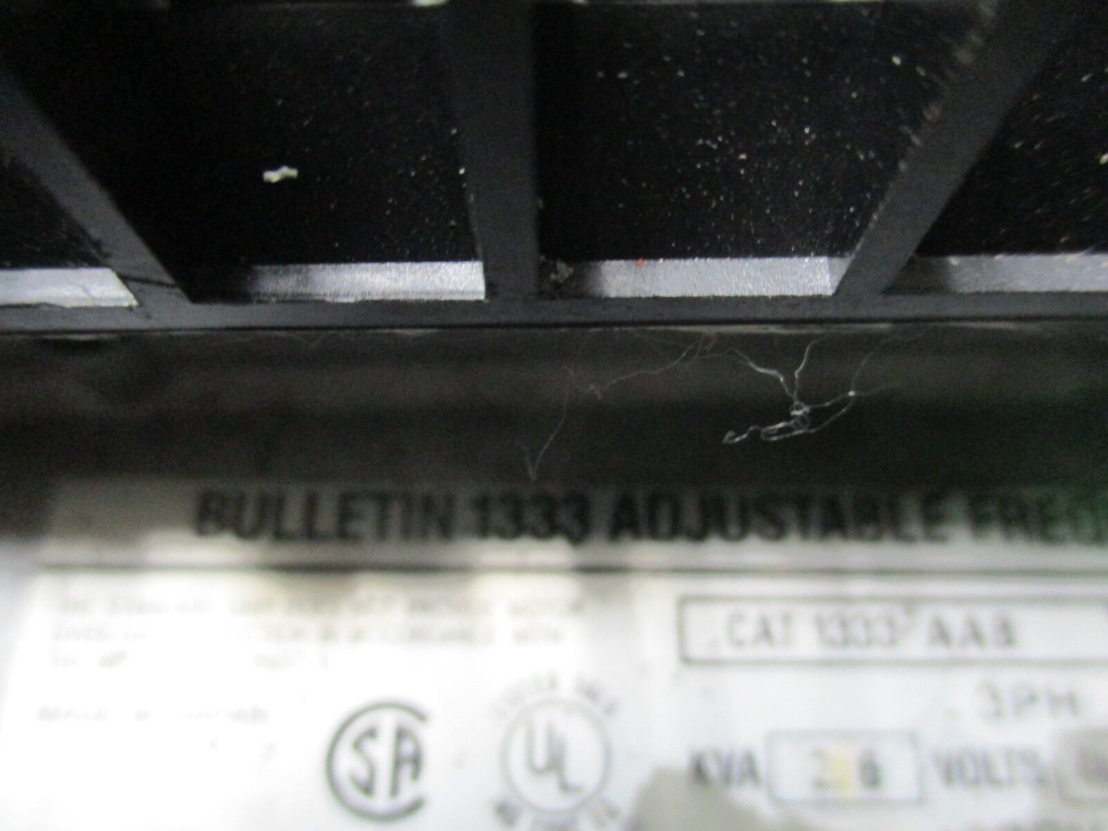 Allen-Bradley 1333 AC Drive 1333-AAB Ser. D+ 1HP 3Ph 460/415/380V Used