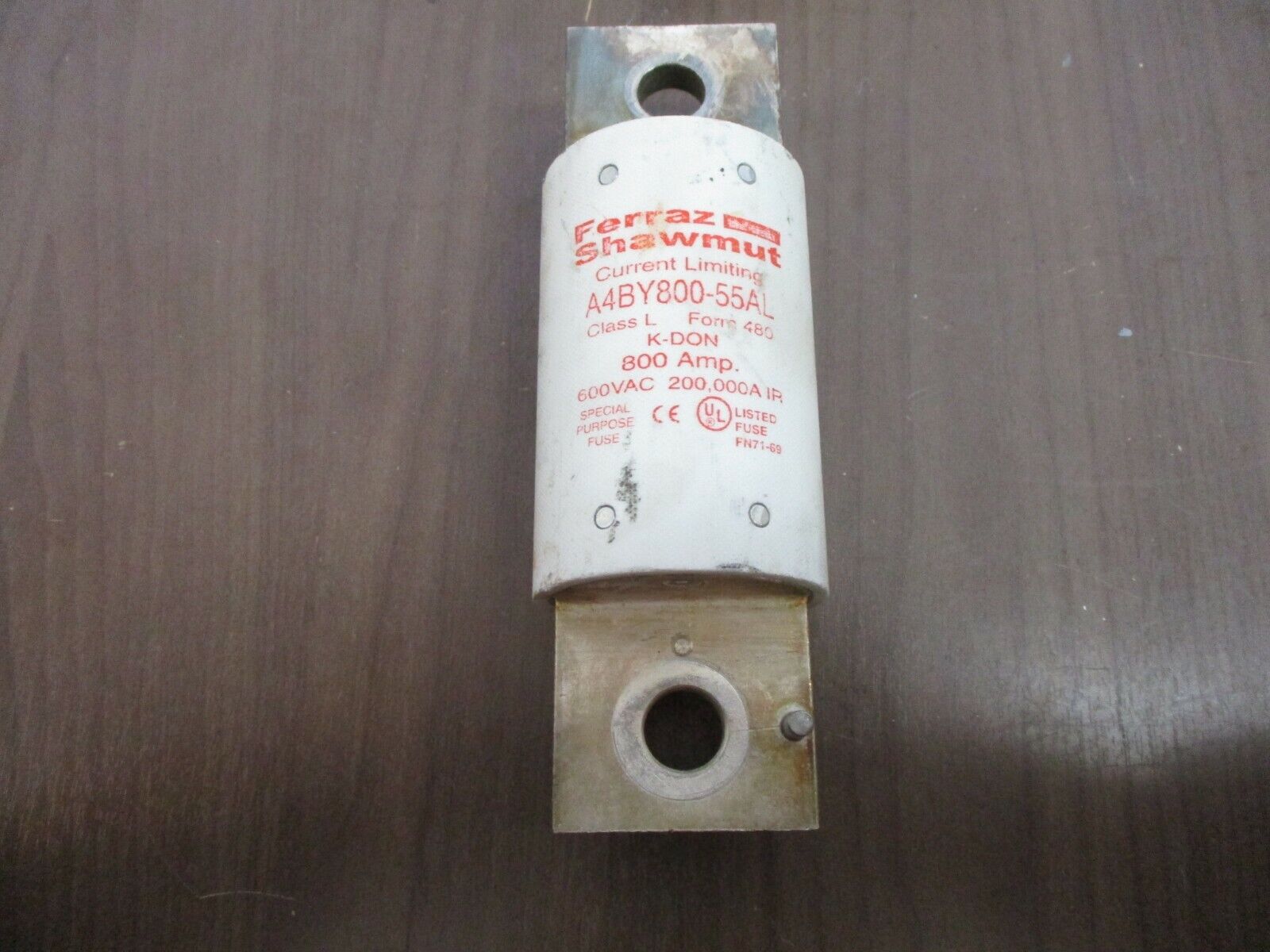 Ferraz Shawmut Fuse A4BY800-55AL 800A 600V Used
