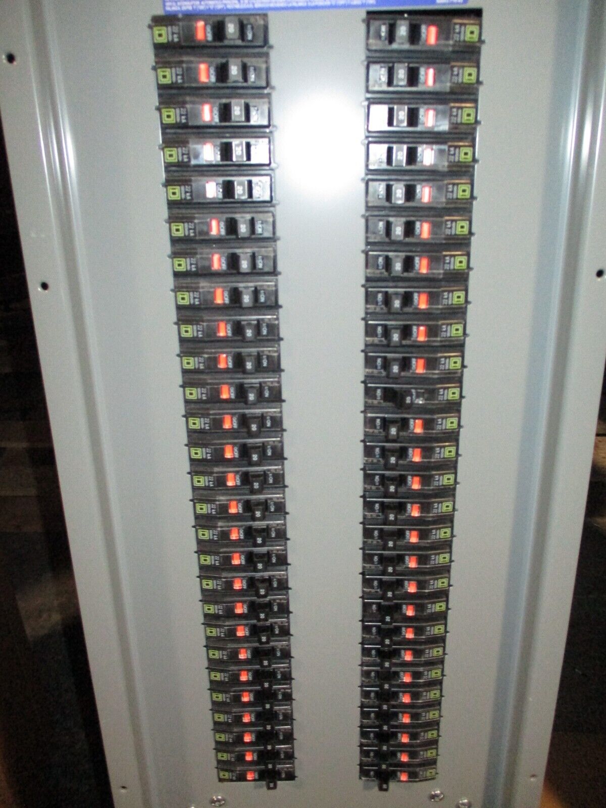 Square D Main Lug NQ Panelboard Interior 12419013650100001 400A 208Y/120V 4W 3Ph