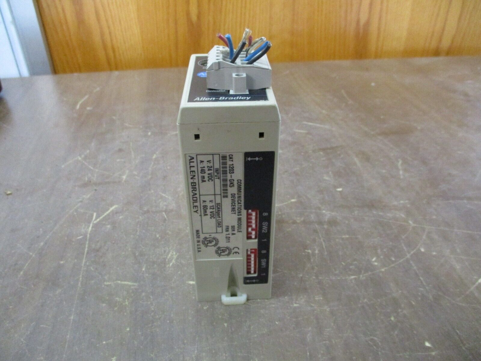 Allen-Bradley DeviceNet Comm. Module 1203-GK5 Ser. A FRN: 1.011 Used