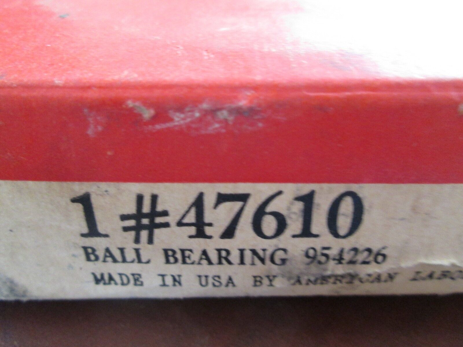 Delco Ball Bearing 47610 Inside Diameter 50MM Outside Diameter 110MM New Surplus