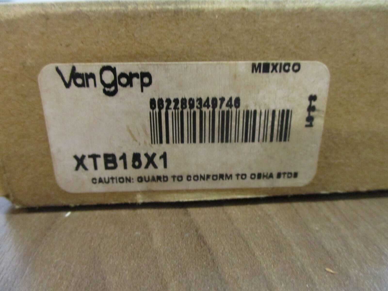 Van Gorp Bushing XTB15X1 New Surplus