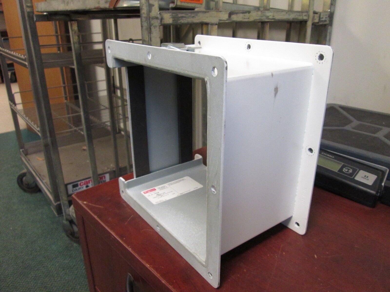 Hoffman Wireway Straight Section F88L06 Size: 8x8x6" Used