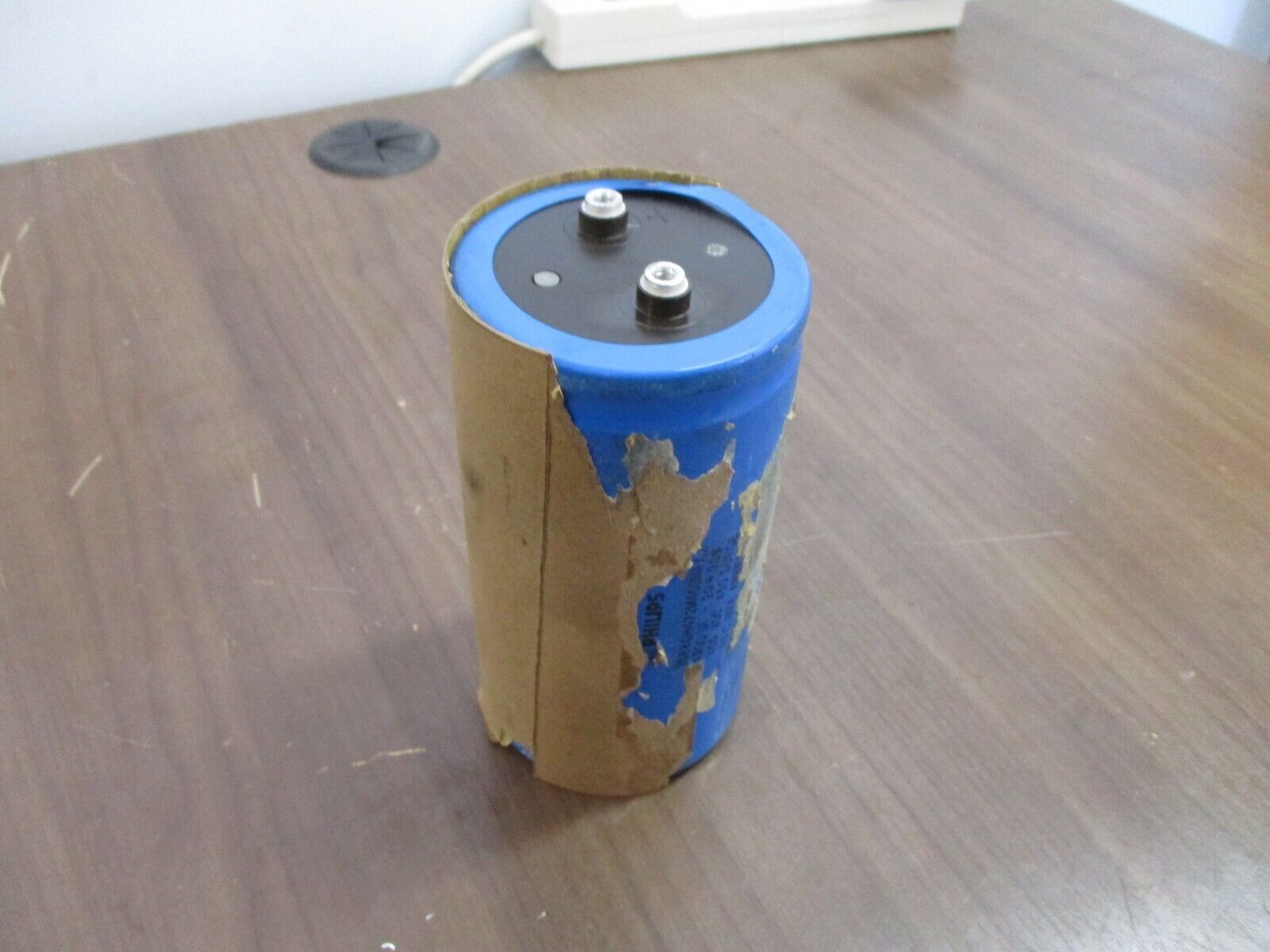 Philips Capacitor 3188GH472M400MPA2 4700UF 400VDC *Torn Plastic* Used