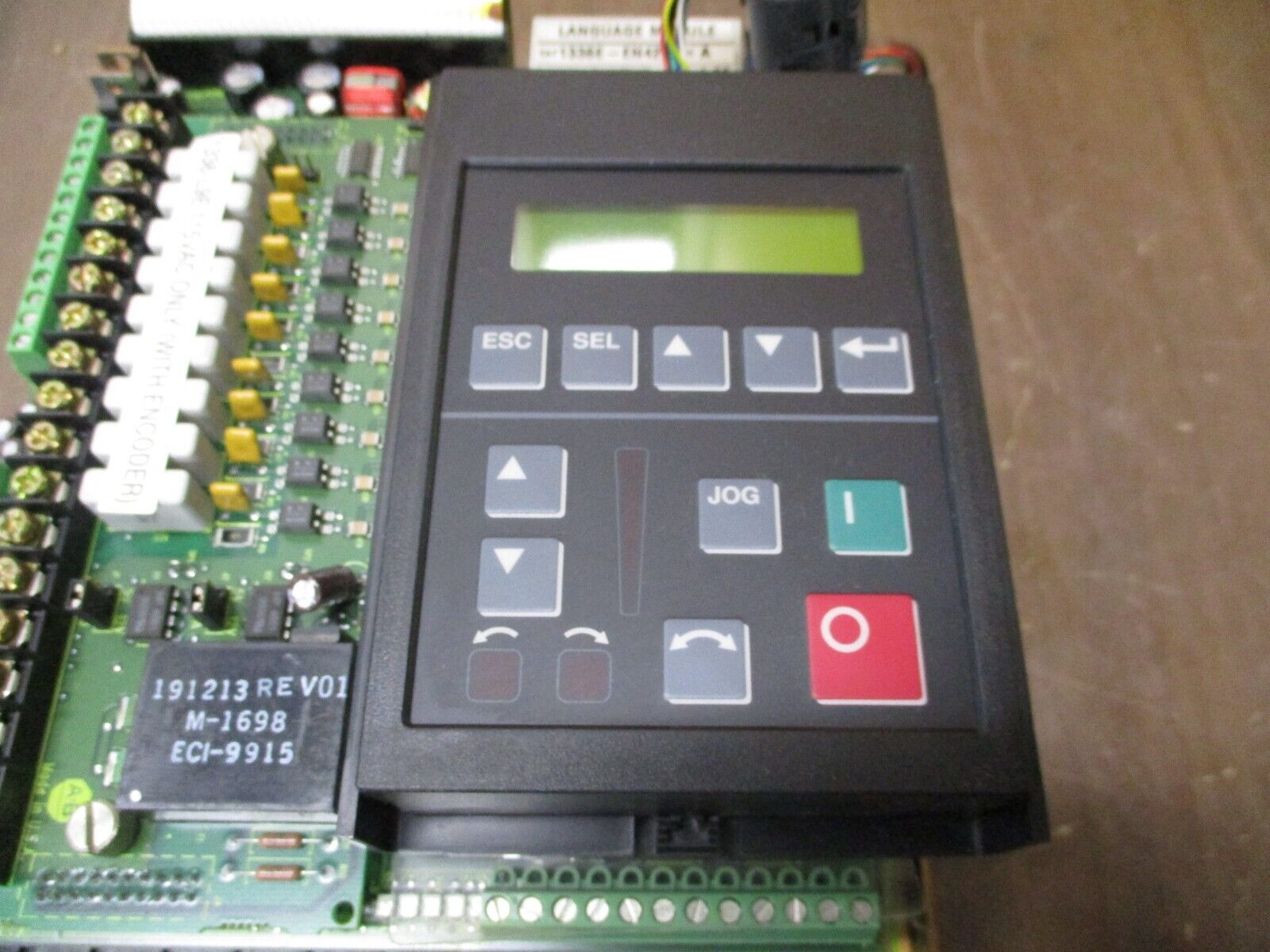 Allen-Bradley AC Drive 1336E-BRF20-AN-EN-L9E Ser. D 2HP w/ Keypad *Open Chassis*