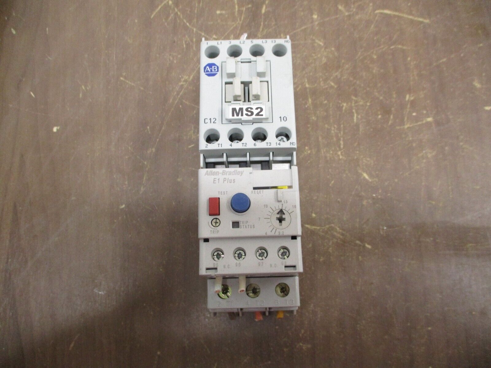 Allen-Bradley Starter 100-C12*10 / 193-EEDB 120V Coil Trip: 3.2-16 600V Used