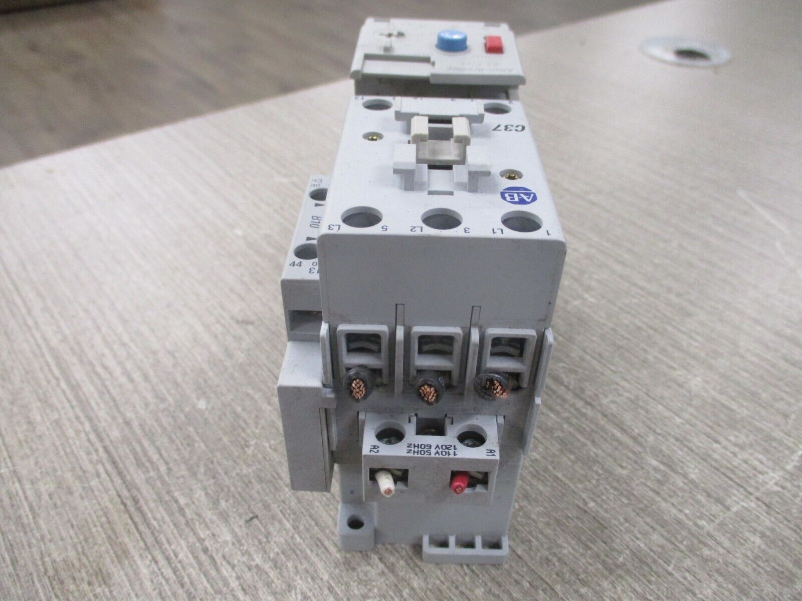 Allen-Bradley Starter 100-C37*00/193-EEFD 120V Coil Trip : 9-45A 600V Used