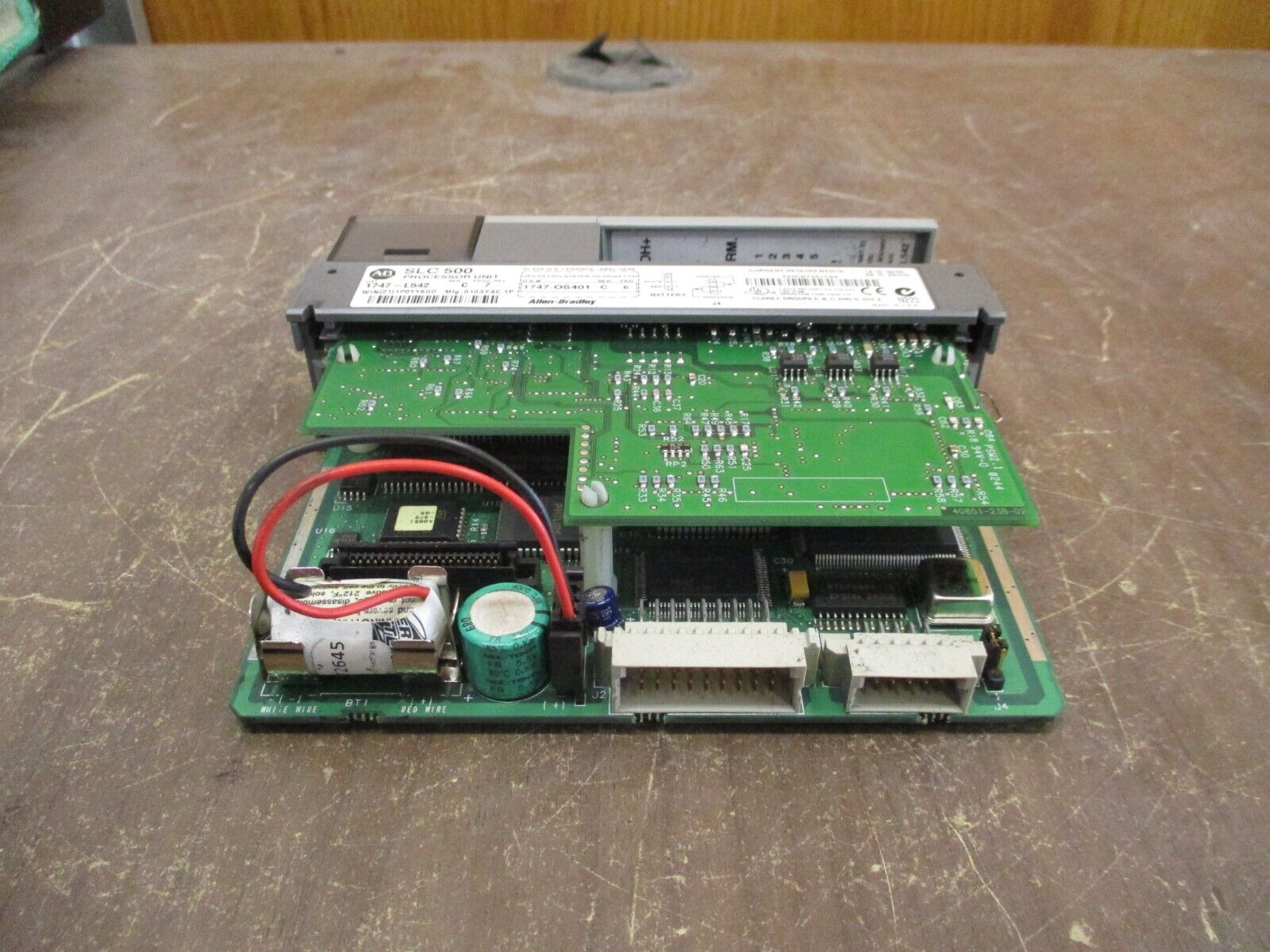 Allen-Bradley SLC 500 Processor Unit 1747-L542 Ser. C Proc. Rev. 7 Used