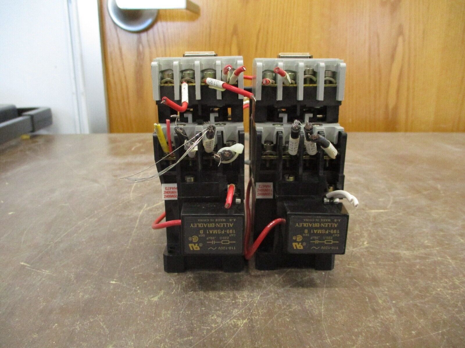 Allen-Bradley Reversing Starter 100-A12ND3 / 193-A2F1 120V Coil Trip: 3.7-12A