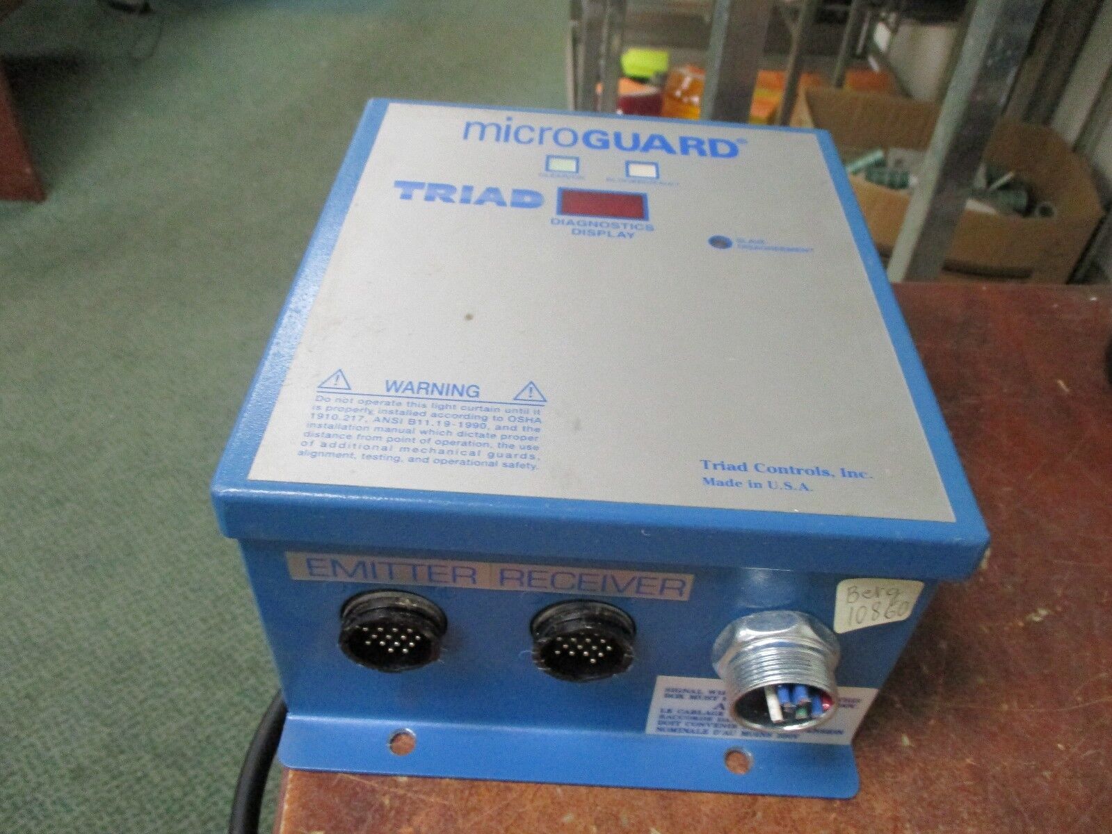 Triad Mirroguard Controller MG-20-0F-20 110V 10W Used