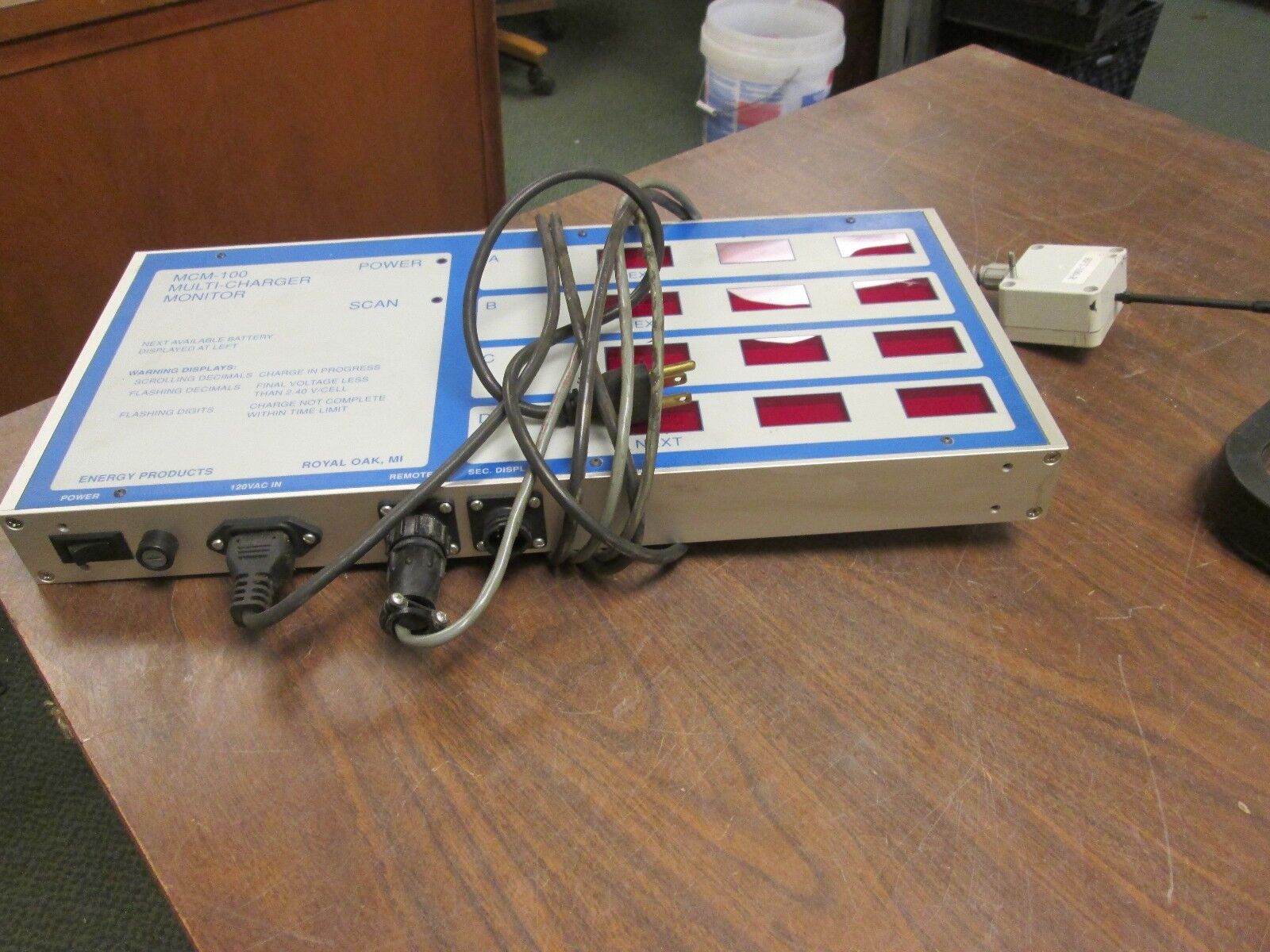 Energy Products Multi-Charger Monitor MCM-100 120V Used