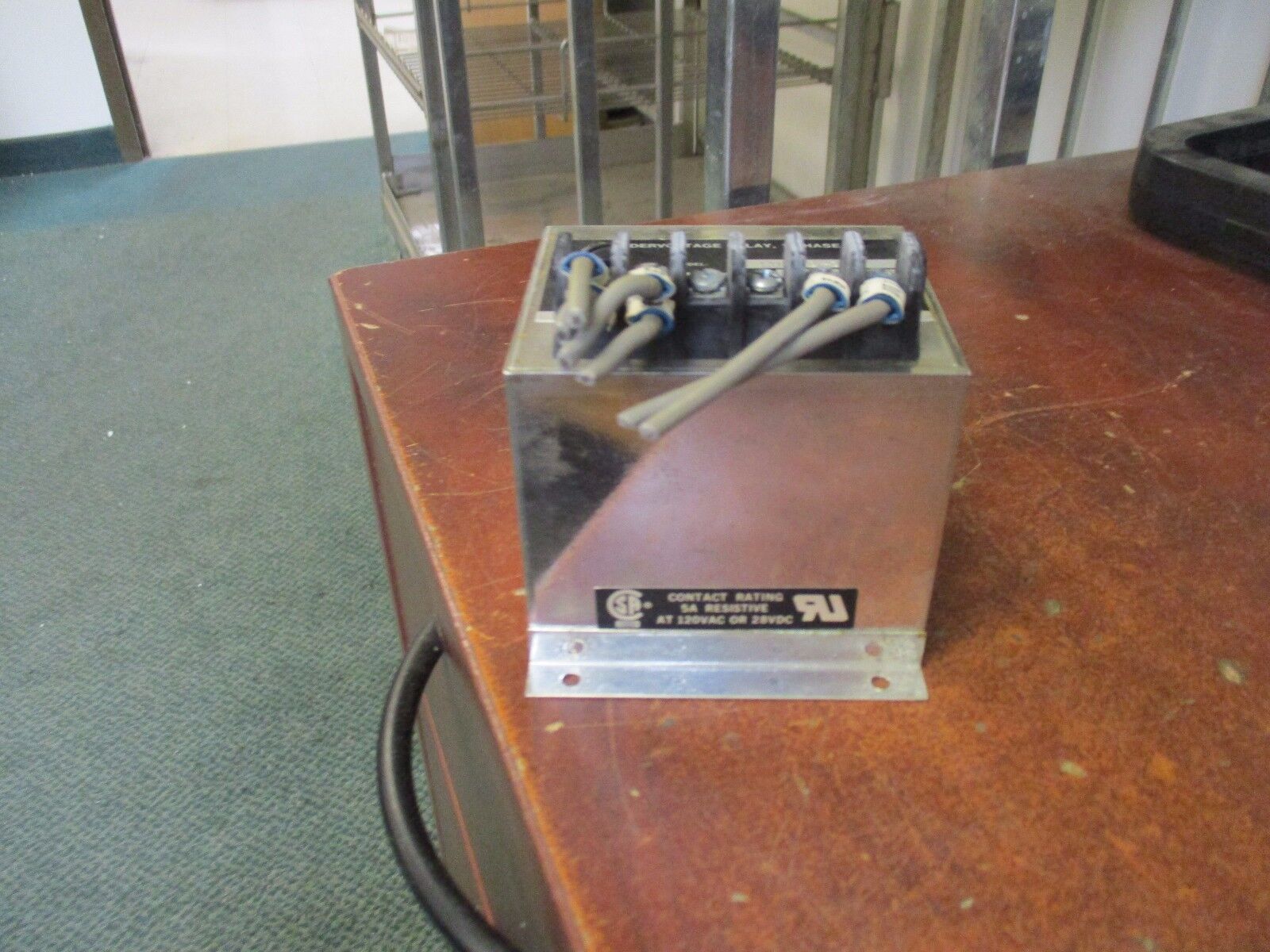 Wilmar Electronics Undervoltage Relay WUV-1-120 120V Range: 70%-100% Used