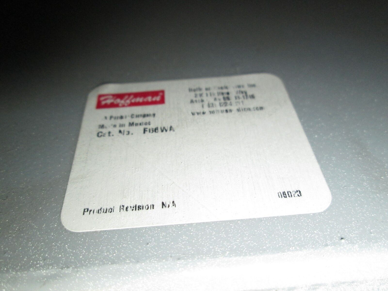 Hoffman Wireway Telescoping Fitting F66WA Size 6x6" Used