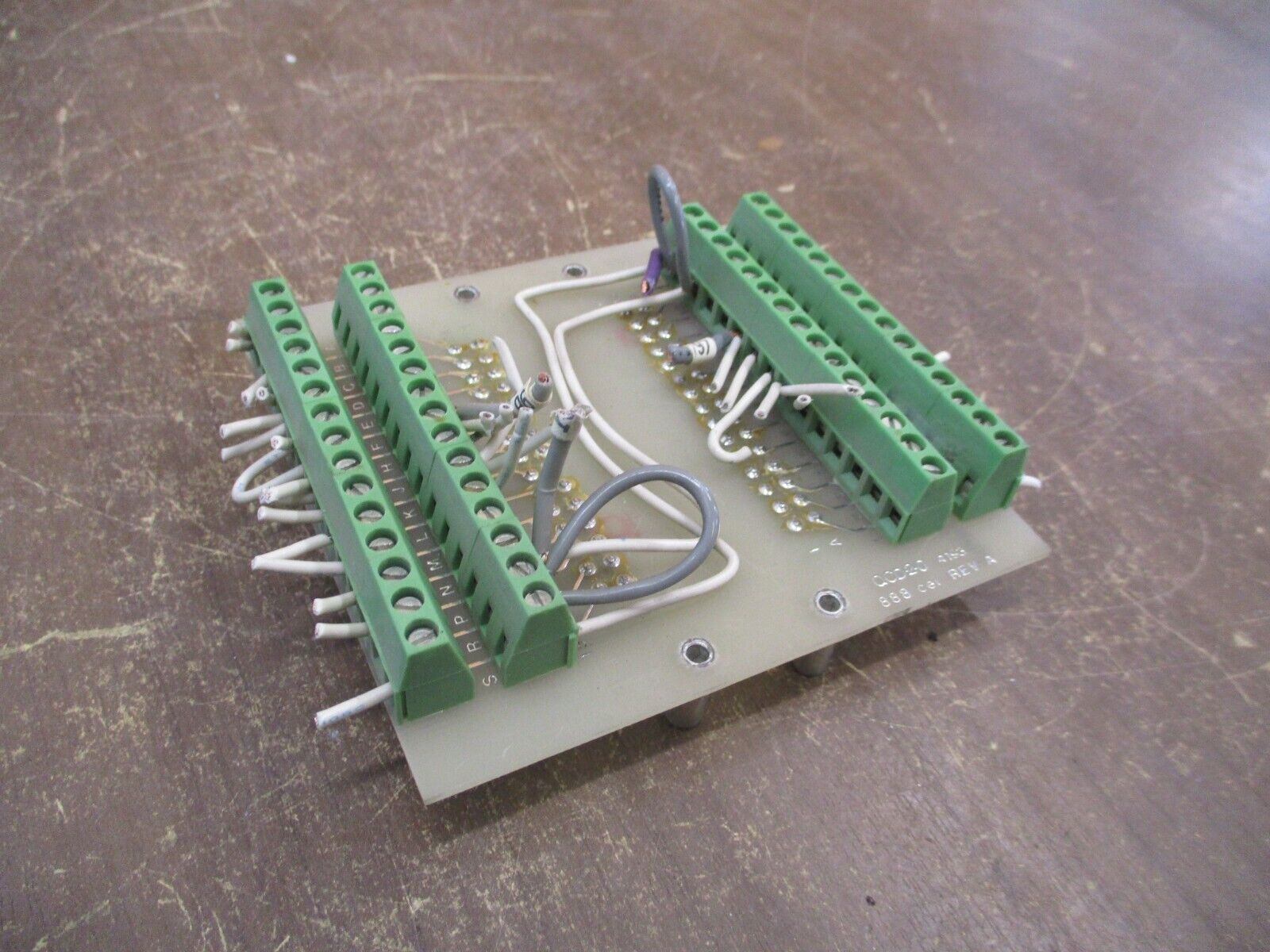 CEI 888 Terminal Board QCD-2-0 4193 Rev. A Used
