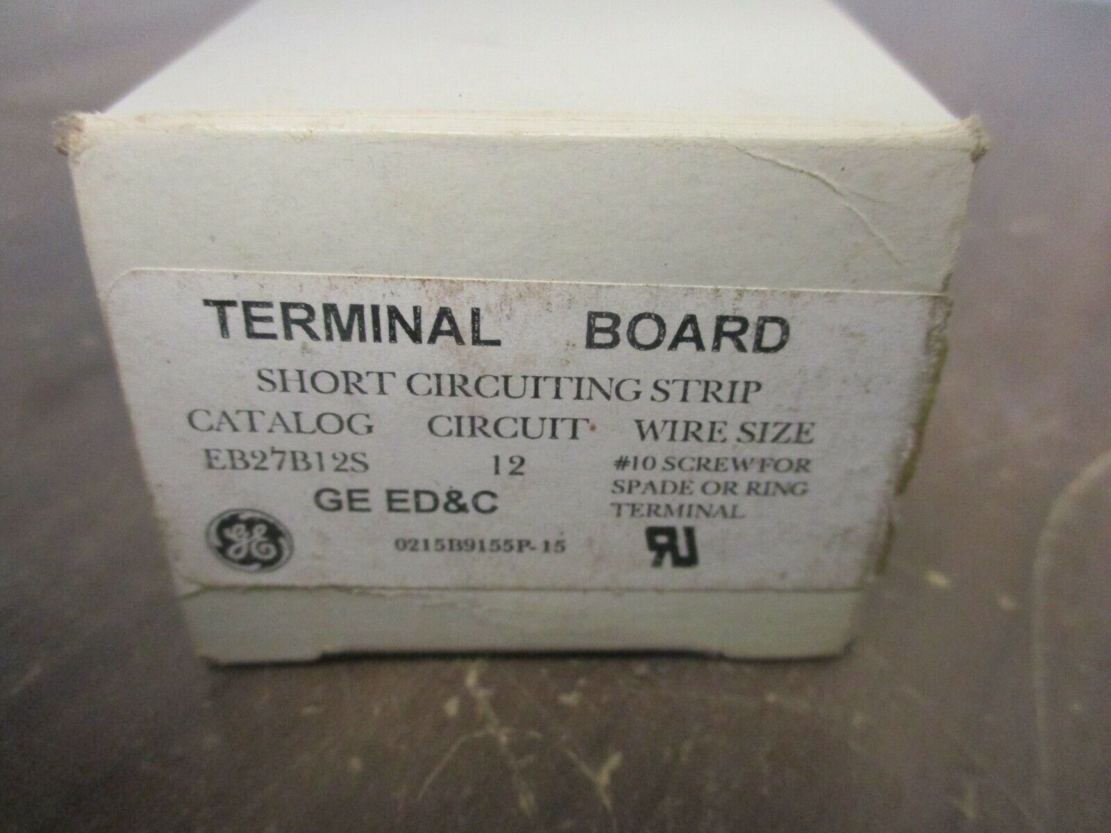 GE Terminal Board Short Circuiting Strip EB27B12S 12-Circuit New Surplus