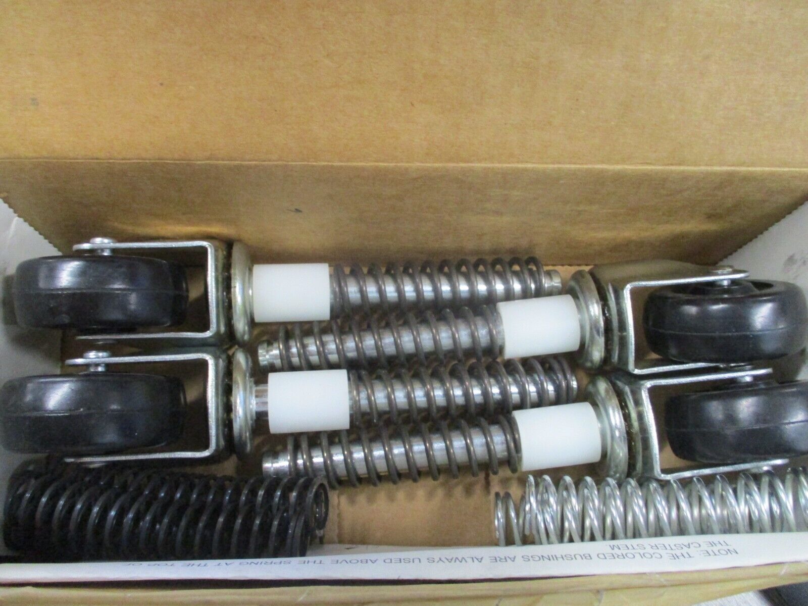 Uline Replacement Ladder Casters H-969-CAST *Set of 4* New Surplus