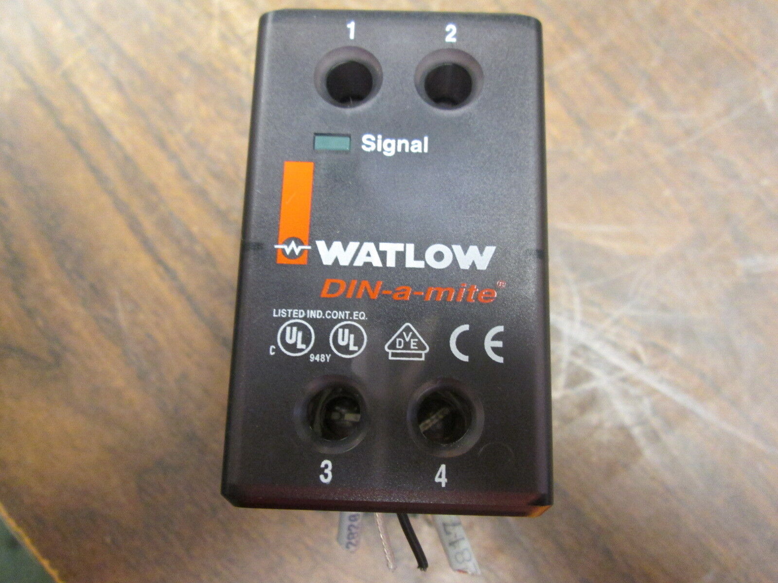 Watlow DIN-a-mite Solid State Power Controller DA1V-1660-F000 4-20mA IN Used