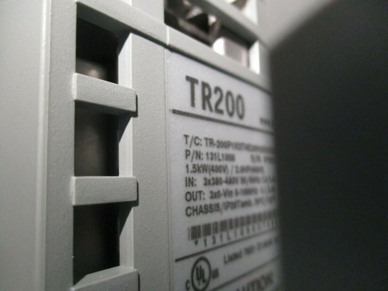 Trane TR200 AC Drive w/ Bypass 131L1000 2HP 3Ph w/ Keypad Used