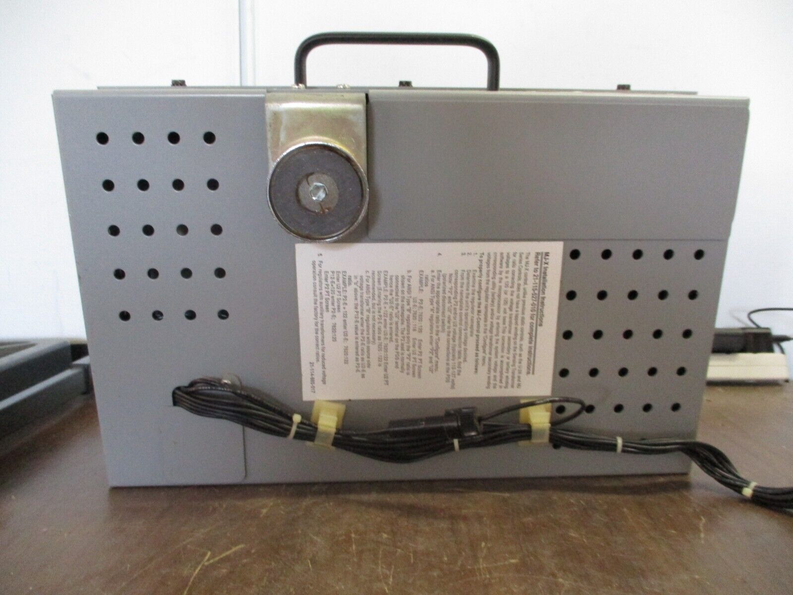 Siemens Accu/Stat MJ-X Voltage Regulator Control Panel C-60313 Used