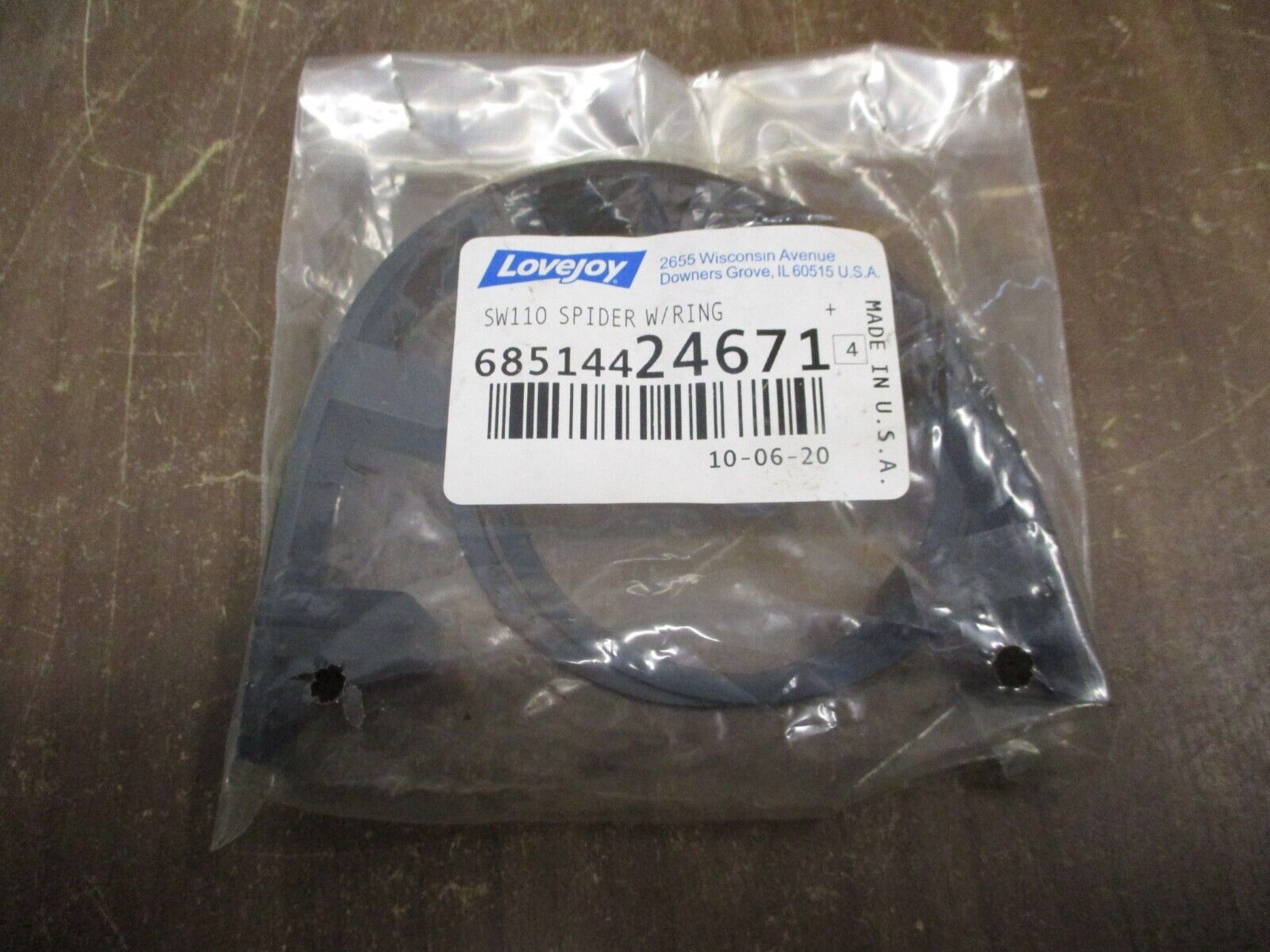 Lovejoy SW110 Spider w/ Ring 68514424671 New Surplus