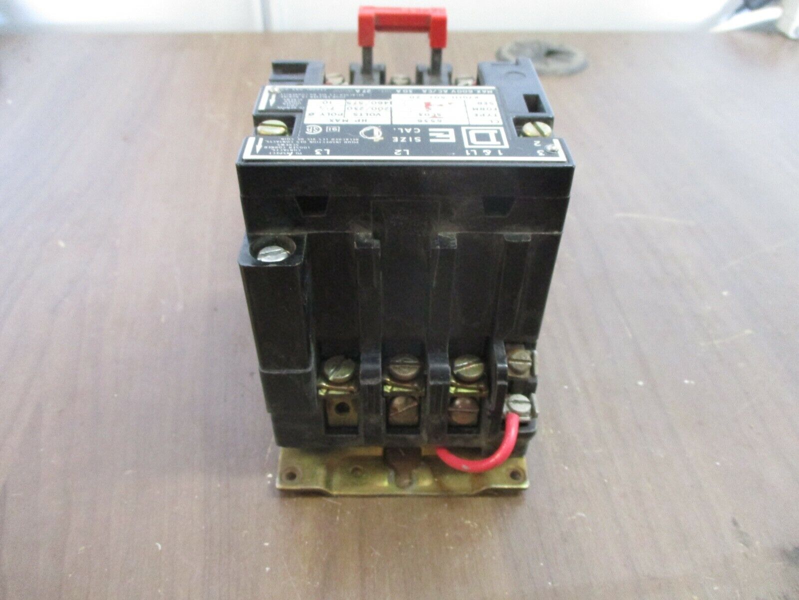 Square D Size 1 Starter 8536 SC03 S Ser. A 120V Coil 600V *Heaters May Vary*