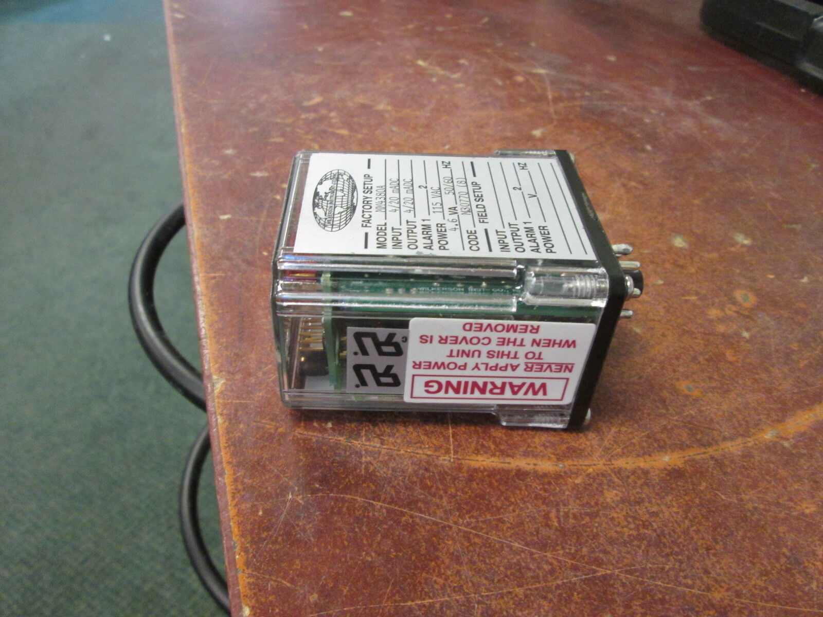 Wilkerson Isolated Transmitter MM4380A Input: 4/20 mADC Output: 4/20 mADC Used