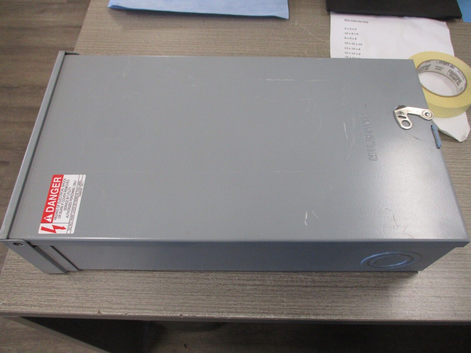 Milbank 3R Termination Box MKTB 100A 1Ph 3W 120/240V *No Box* New Surplus