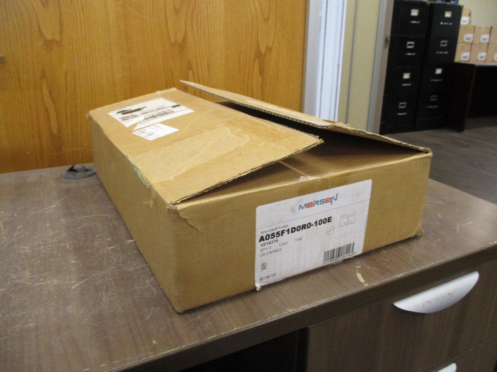 Mersen Amp-Trap Fuse A055F1D0R0-100E 100E 5.5kV *Box of 3* New Surplus