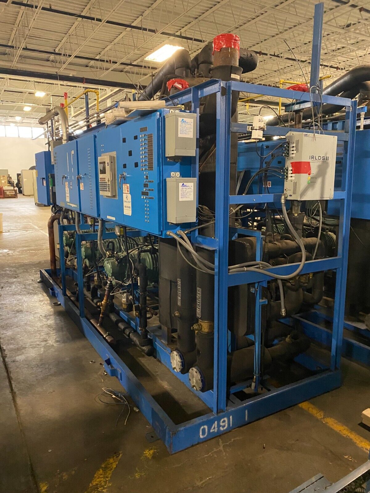 Systematic Refrigeration Compressor Rack, 3 Compressors, 460V 3PH +20 F, Used