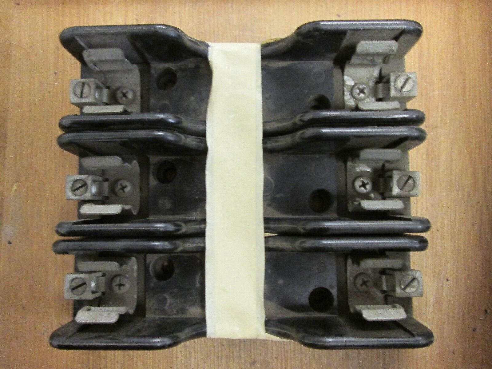 Marathon  Fuse Block  6F60A1B  60A  600V  1P  Lot of 3  Used