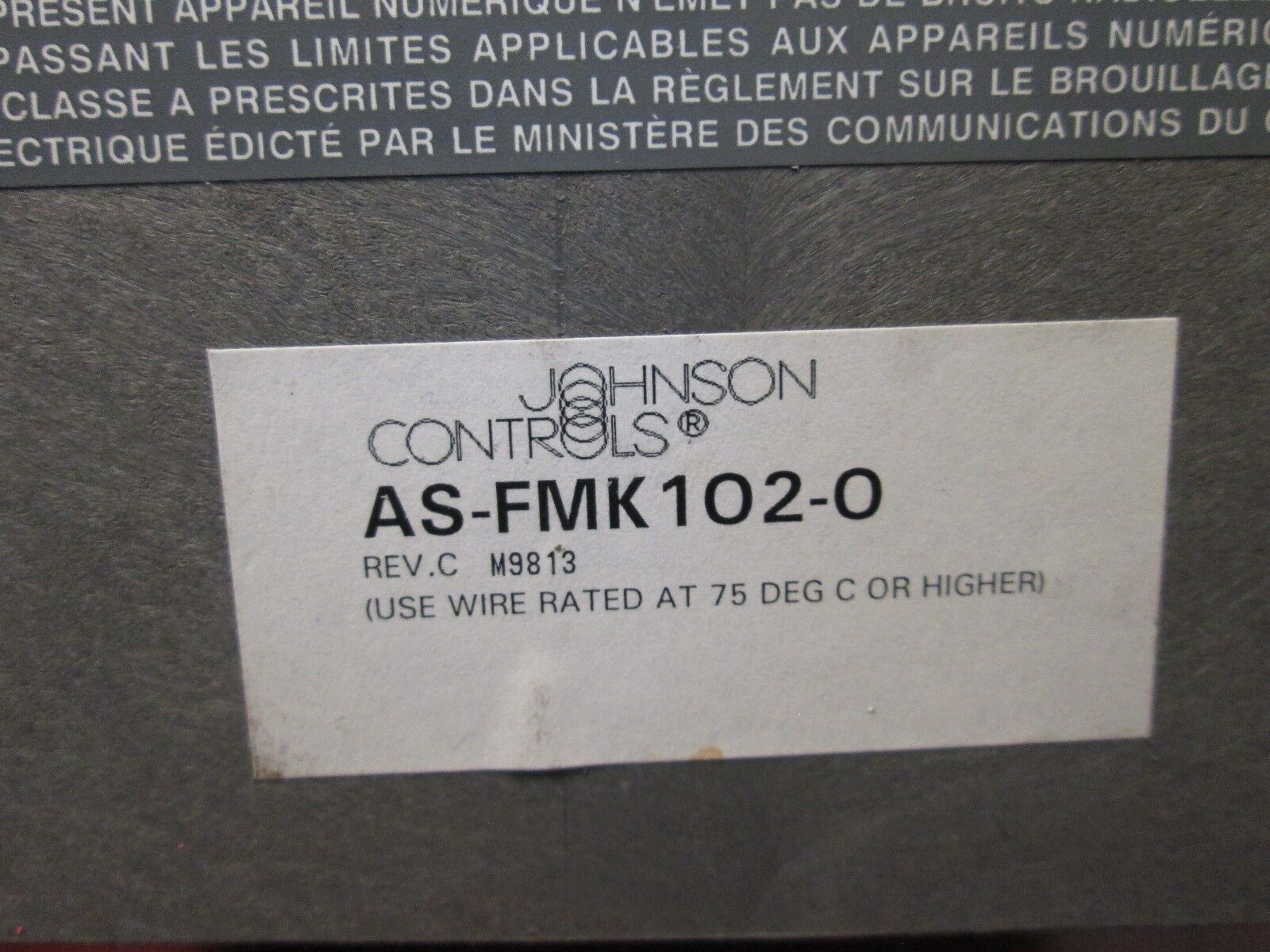 Metasys/Johnson Controls Function Module AS-FMK102-0 Used