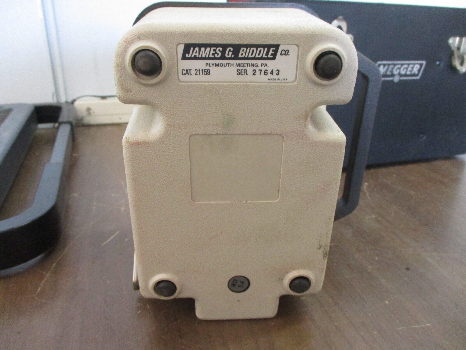 Biddle Megger Major Tester 21159 *Broken Latch* Used