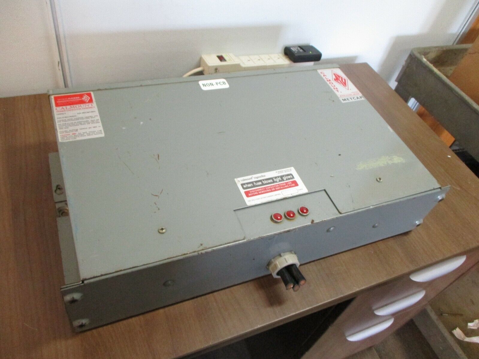 Myron Zucker Calmount Power Capacitor Assembly KNM43045-3 45 kVAR 480V 3Ph 60Hz