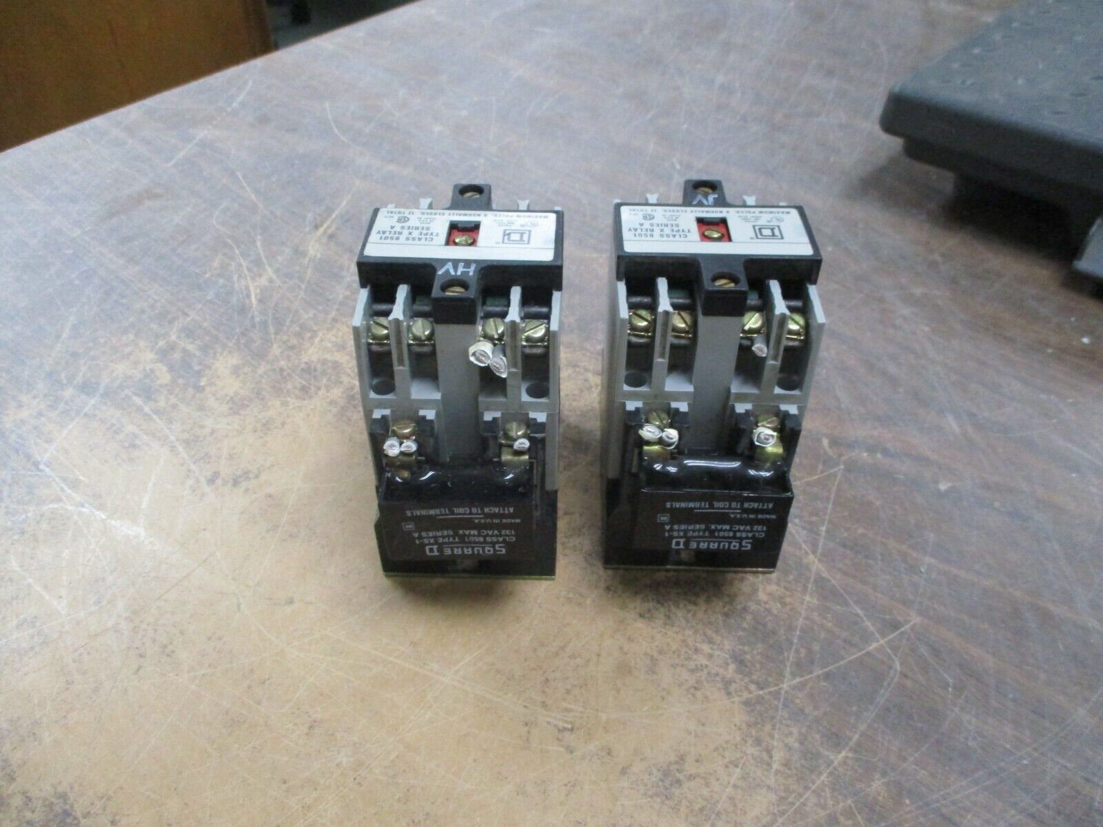 Square D Control Relay 8501 X0 20 HV Ser. A 120V Coil 20A 600V *Lot of 2* Used