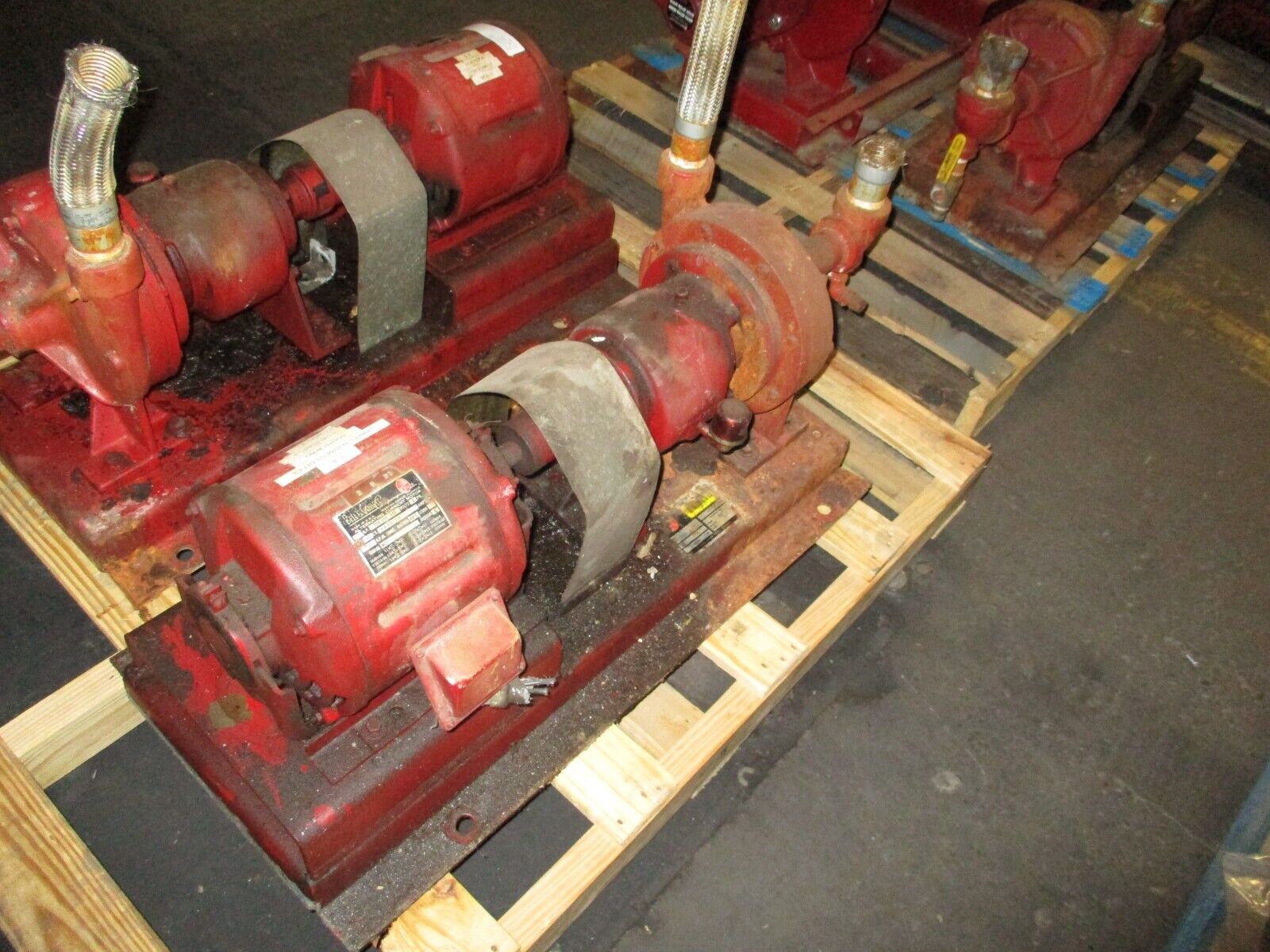 Bell & Gossett Pump 1-1/4AB 6-3/4BF 1.5HP 1750RPM 53GPM 40ft Head Used