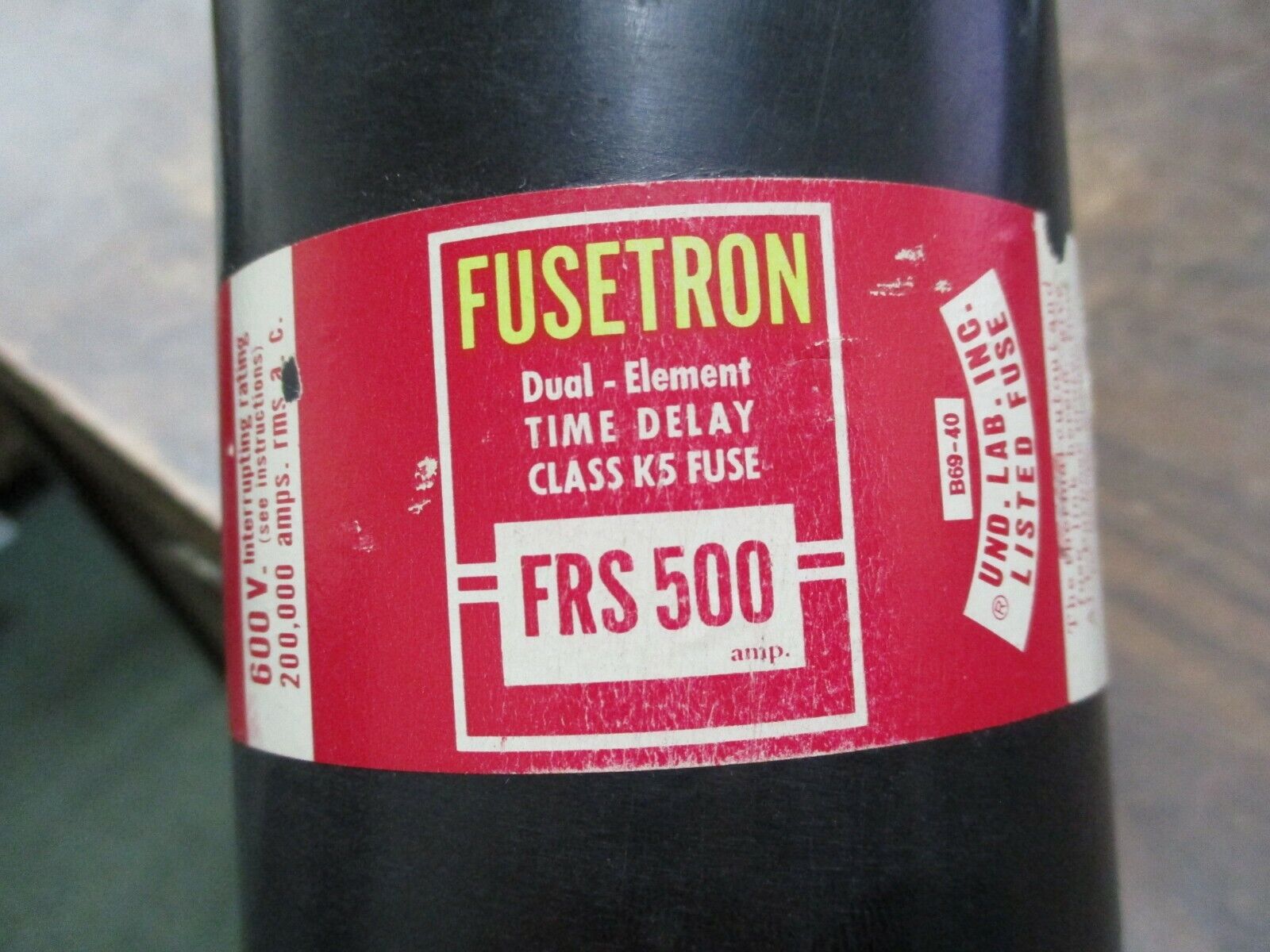 Bussmann Fusetron Fuse FRS 500 600V 500A New Surplus