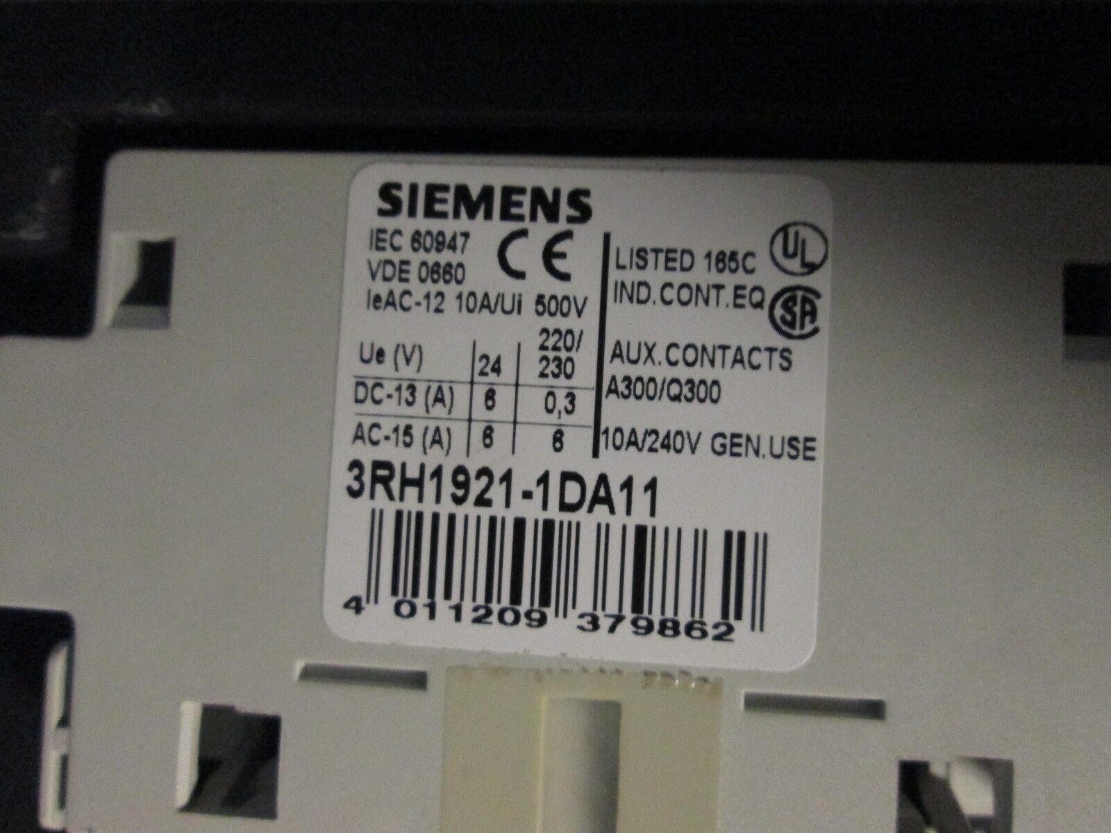 Siemens Sirius Contactor 3RT1064-6...6 110-127V 50-60Hz / DC nema 1 Enclosure