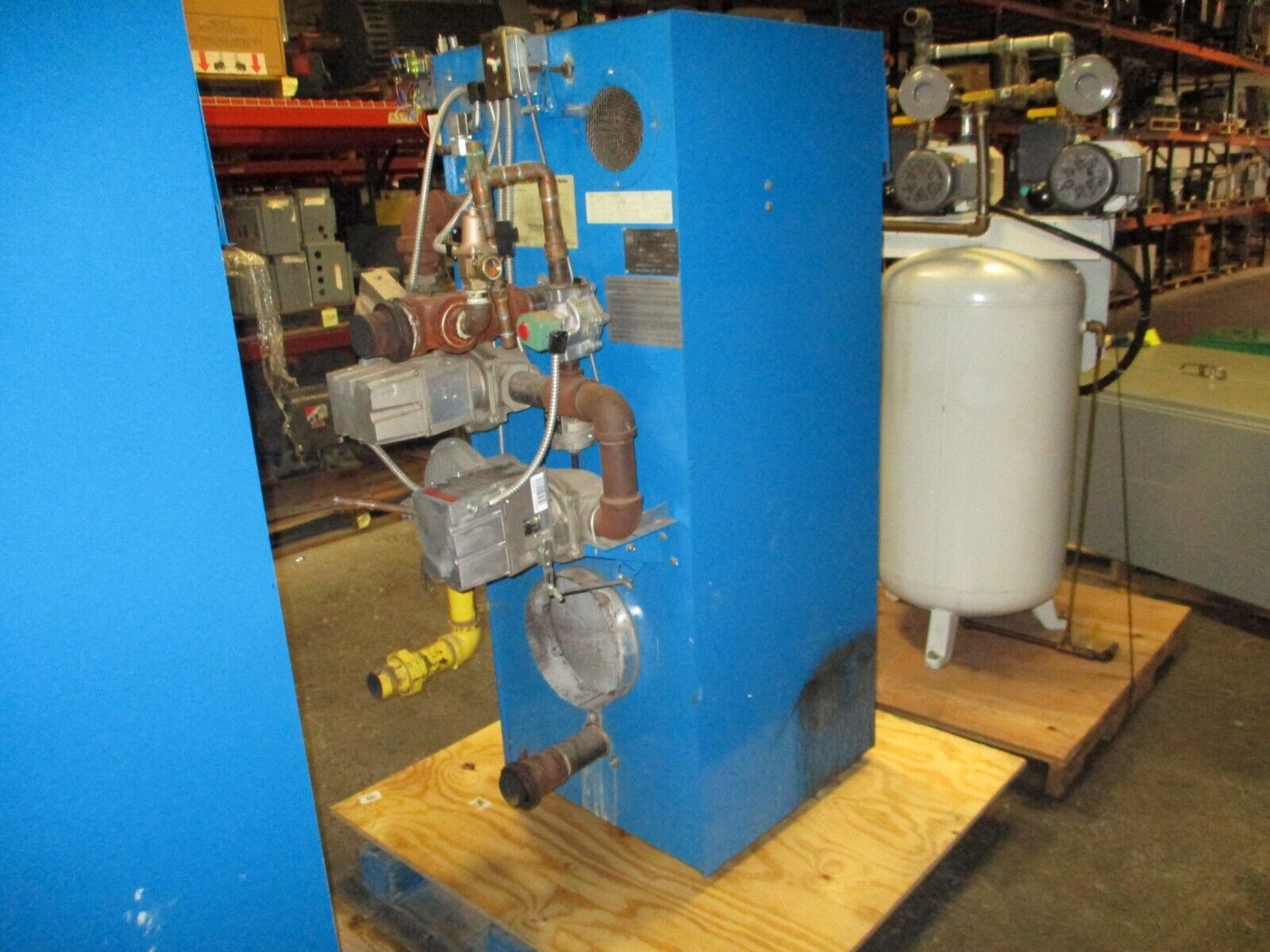 P-K Thermific Boiler N-1900-2 1,900,000 BTU Natural Gas 120V 1Ph 60Hz 12A Used